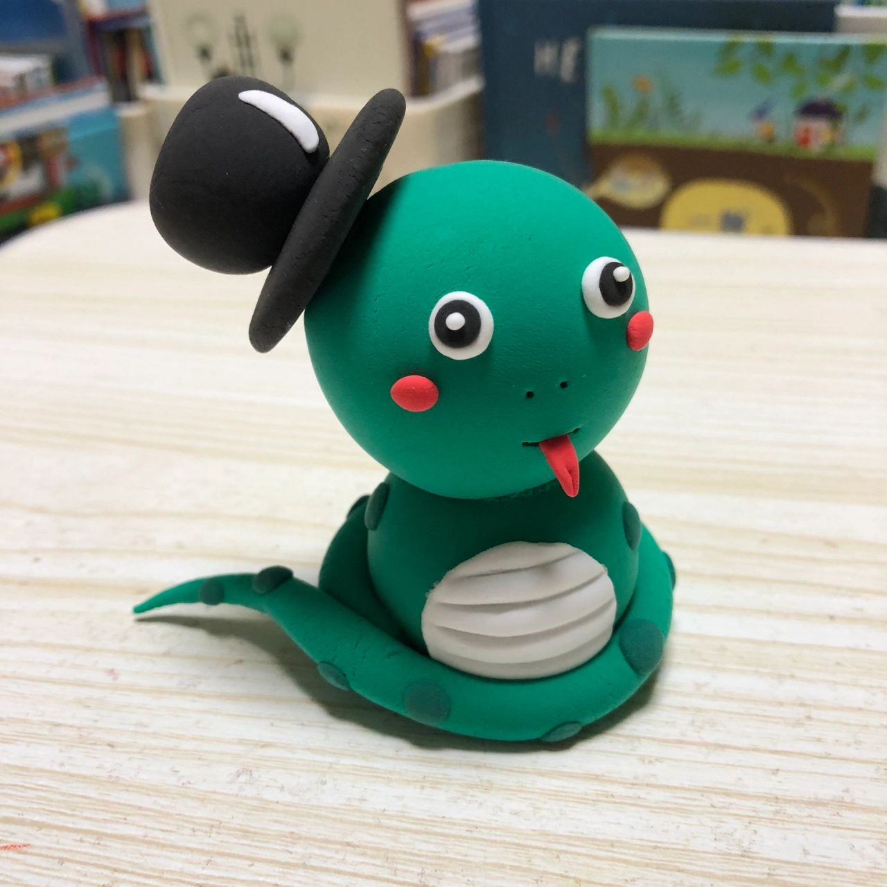 超轻粘土,十二生肖之小蛇,蛇      十二生肖之小蛇