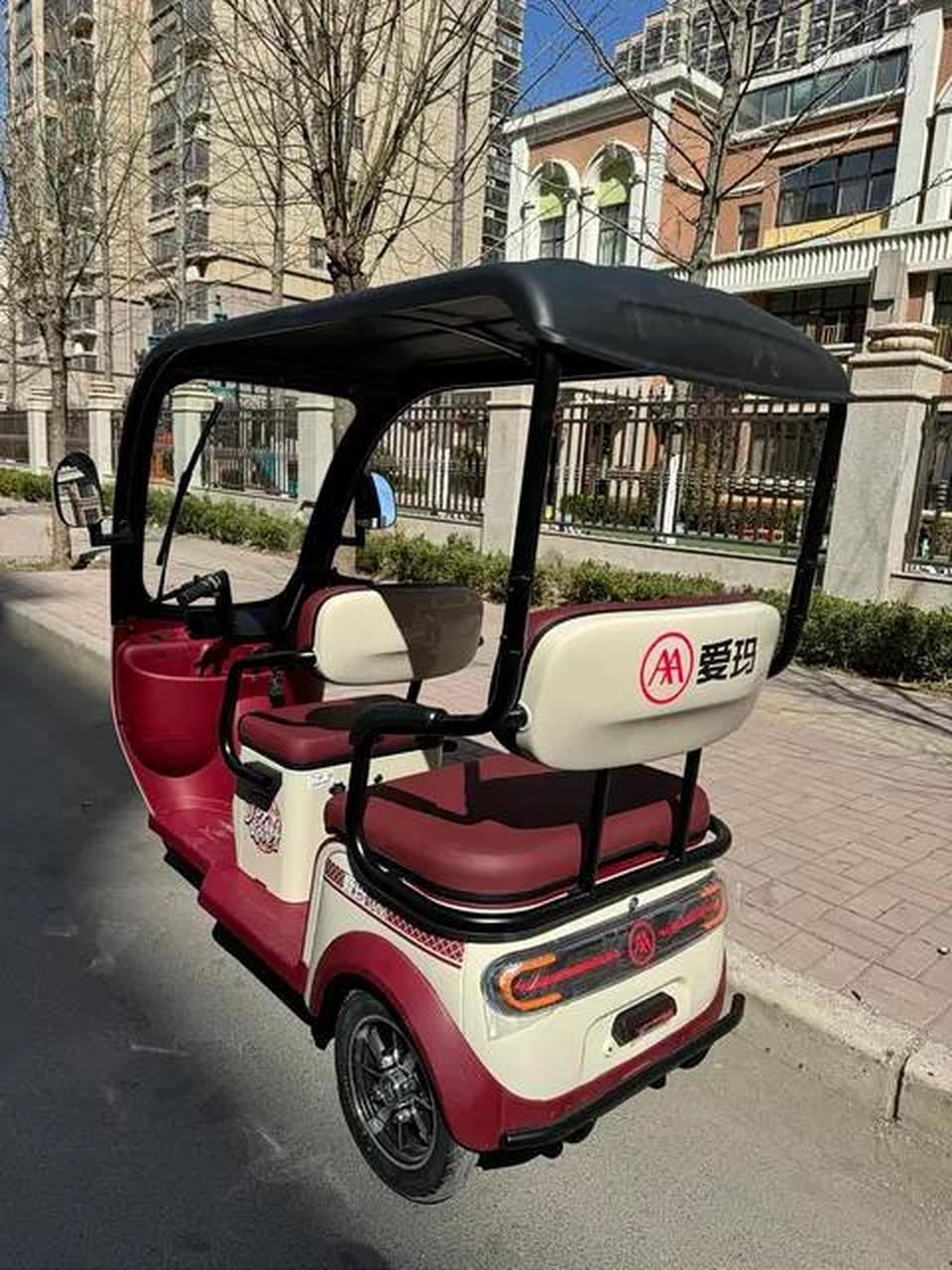 恭喜我喜提爱玛ca500草莓熊电动三轮车一辆,全款0.