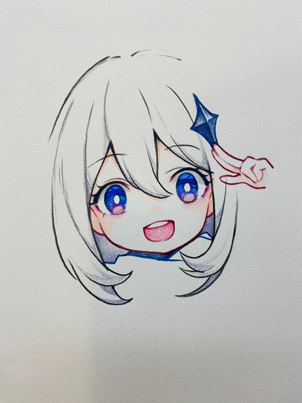 原神蒙派,可爱简笔画教程|39/100        派蒙蒙派派蒙,傻傻分不清楚