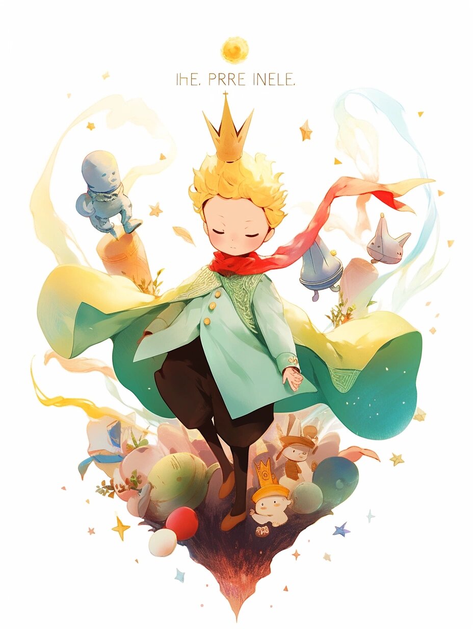 分享一些超级治愈的小王子海报 最近跟一些抑郁症朋友聊天,发现大家大