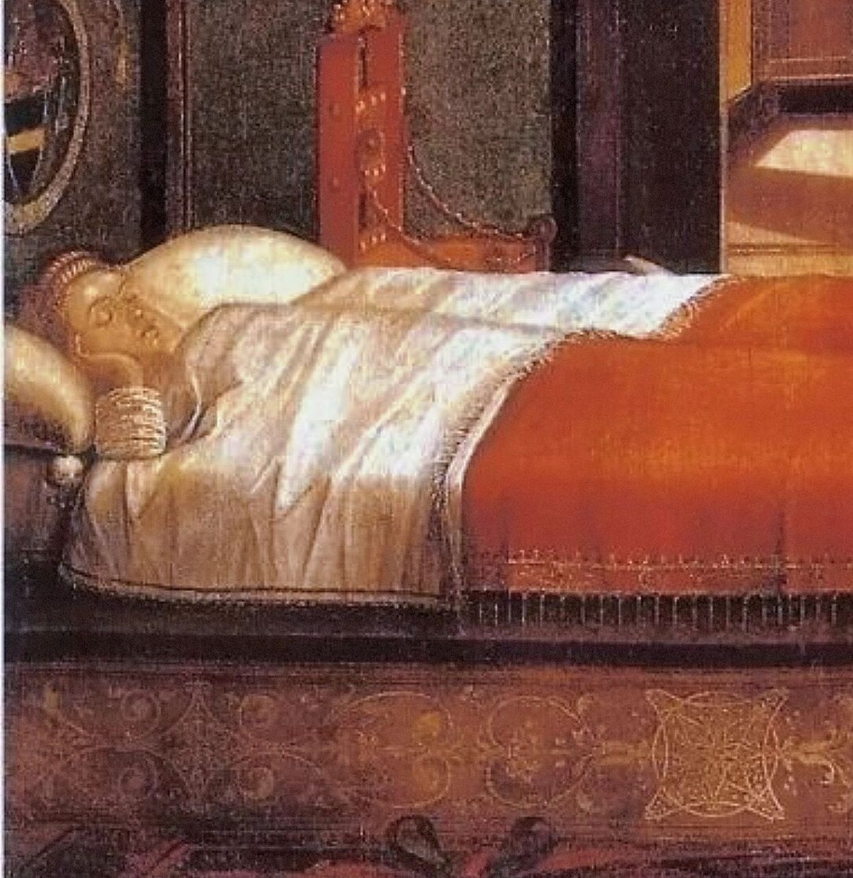 每天认识一幅画:圣乌尔苏拉之梦 ■艺术家:维托雷·卡尔帕乔 ■规格