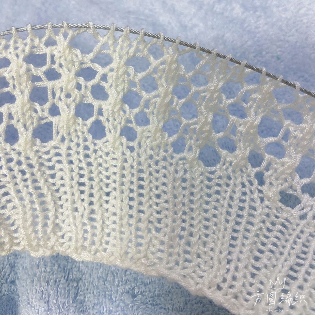 夏季镂空花蕾丝针织衫棒针编织教程基础教程 特别适合小白,喜欢的自己