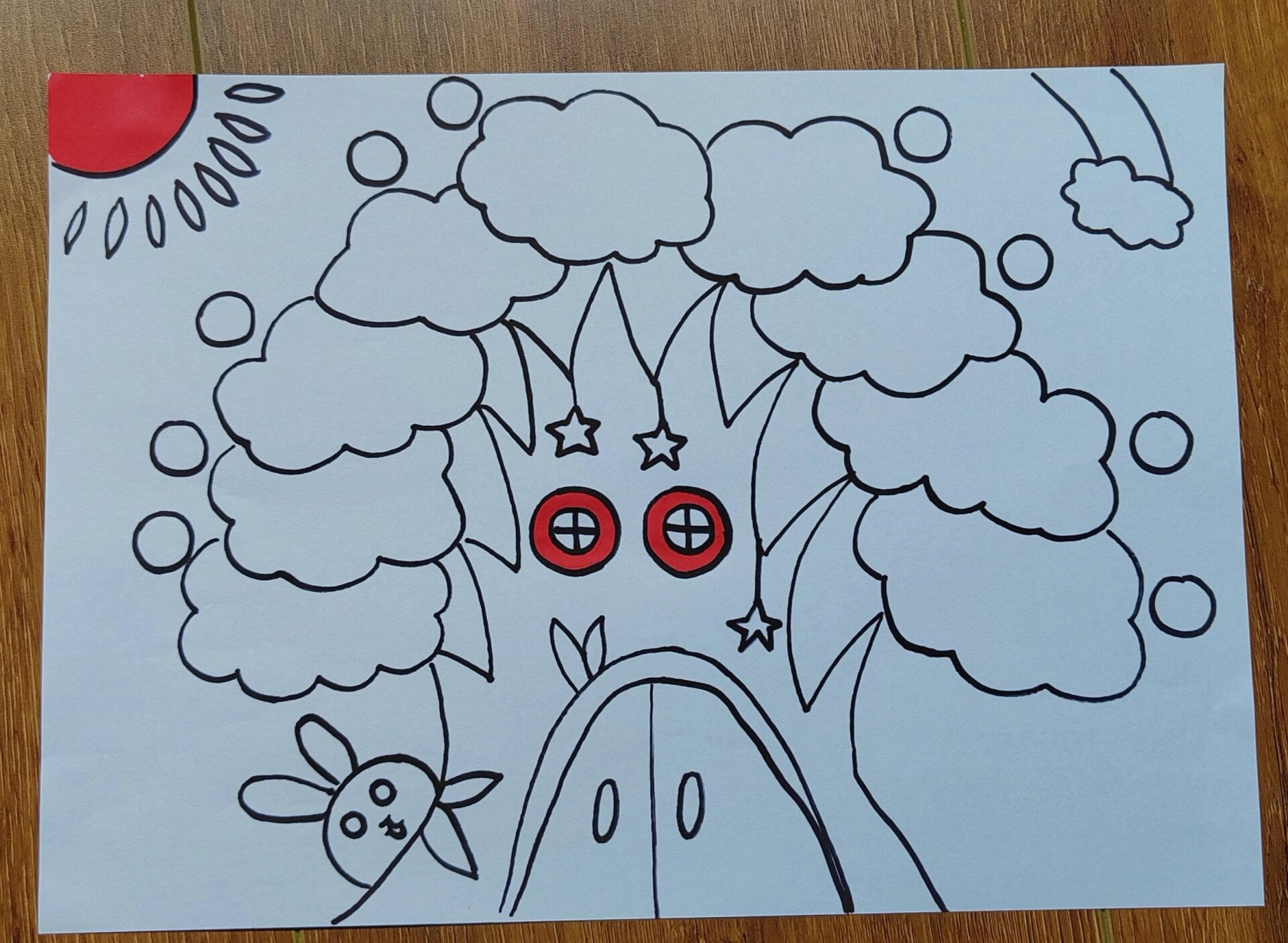 九九乘法口诀表来咯!#小学生手抄报# #创意儿童画# #小学美术