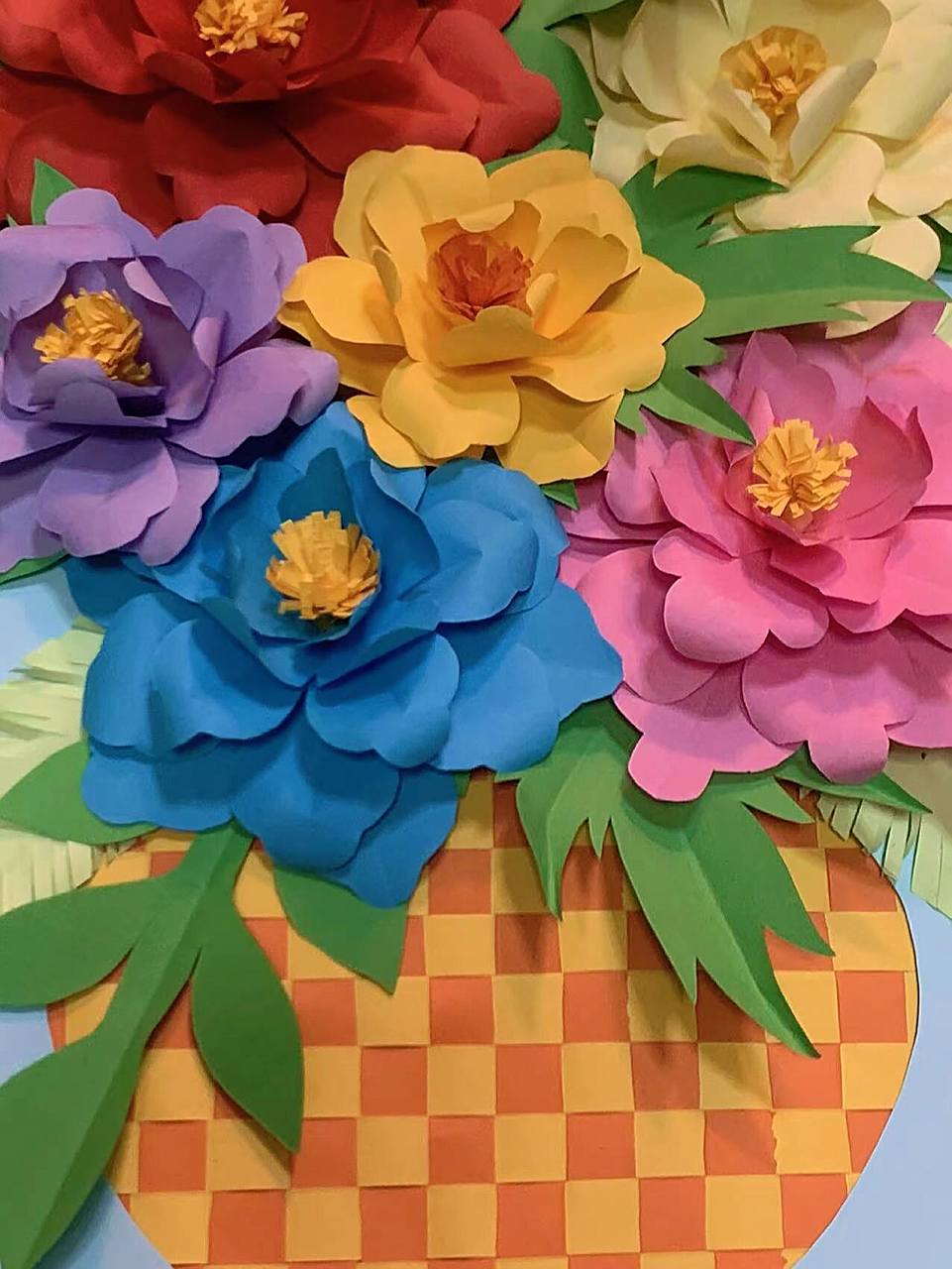 纸浮雕花 纸浮雕花  只需要卡纸和折纸就能做