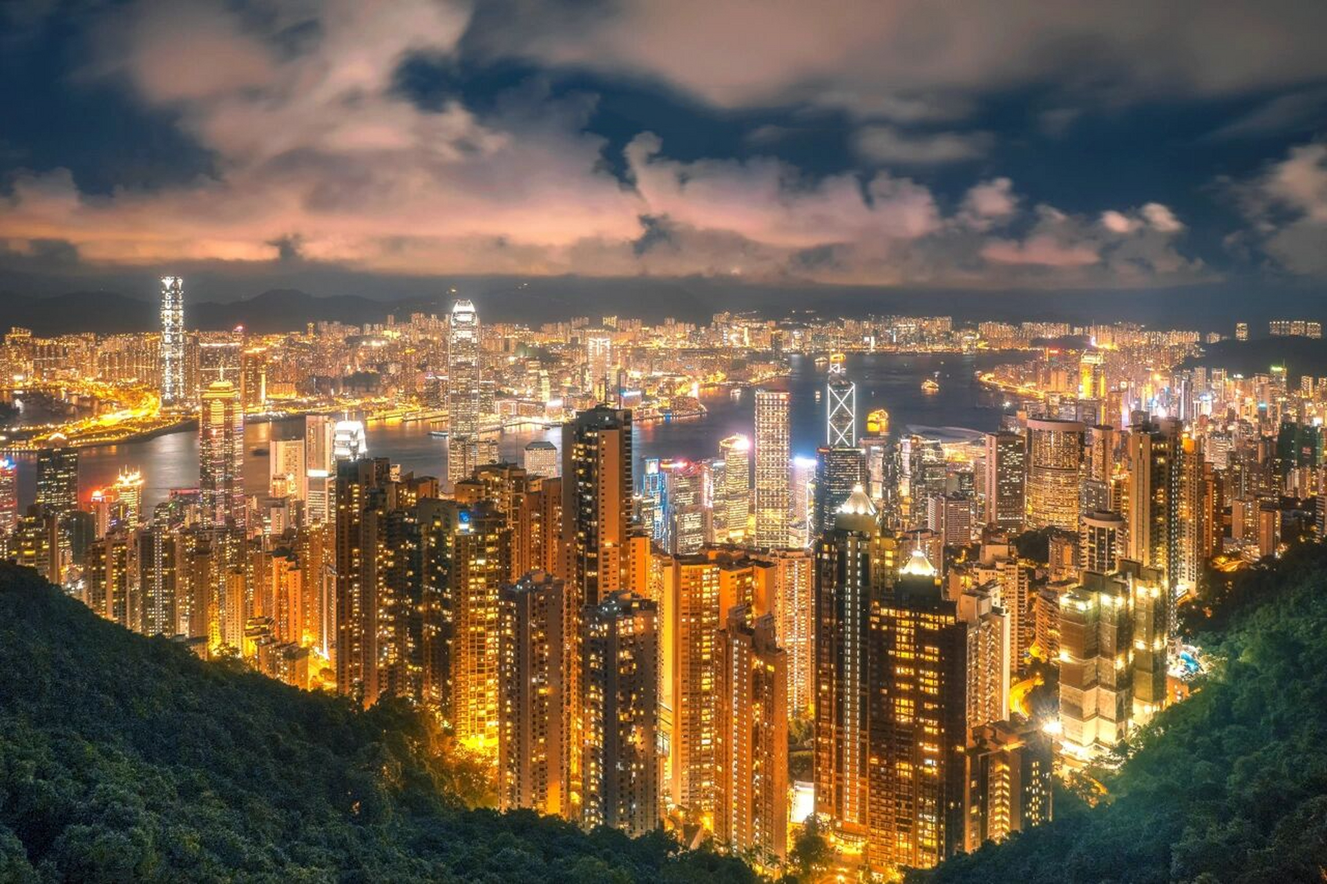 香港太平山顶——尽览港岛繁华城景 香港已经很多天没有新冠本土病例