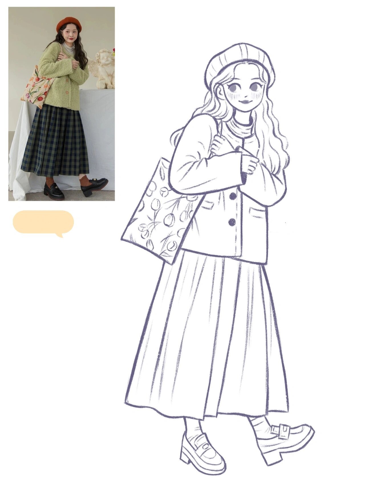 少女 人物速写练习 9张合集