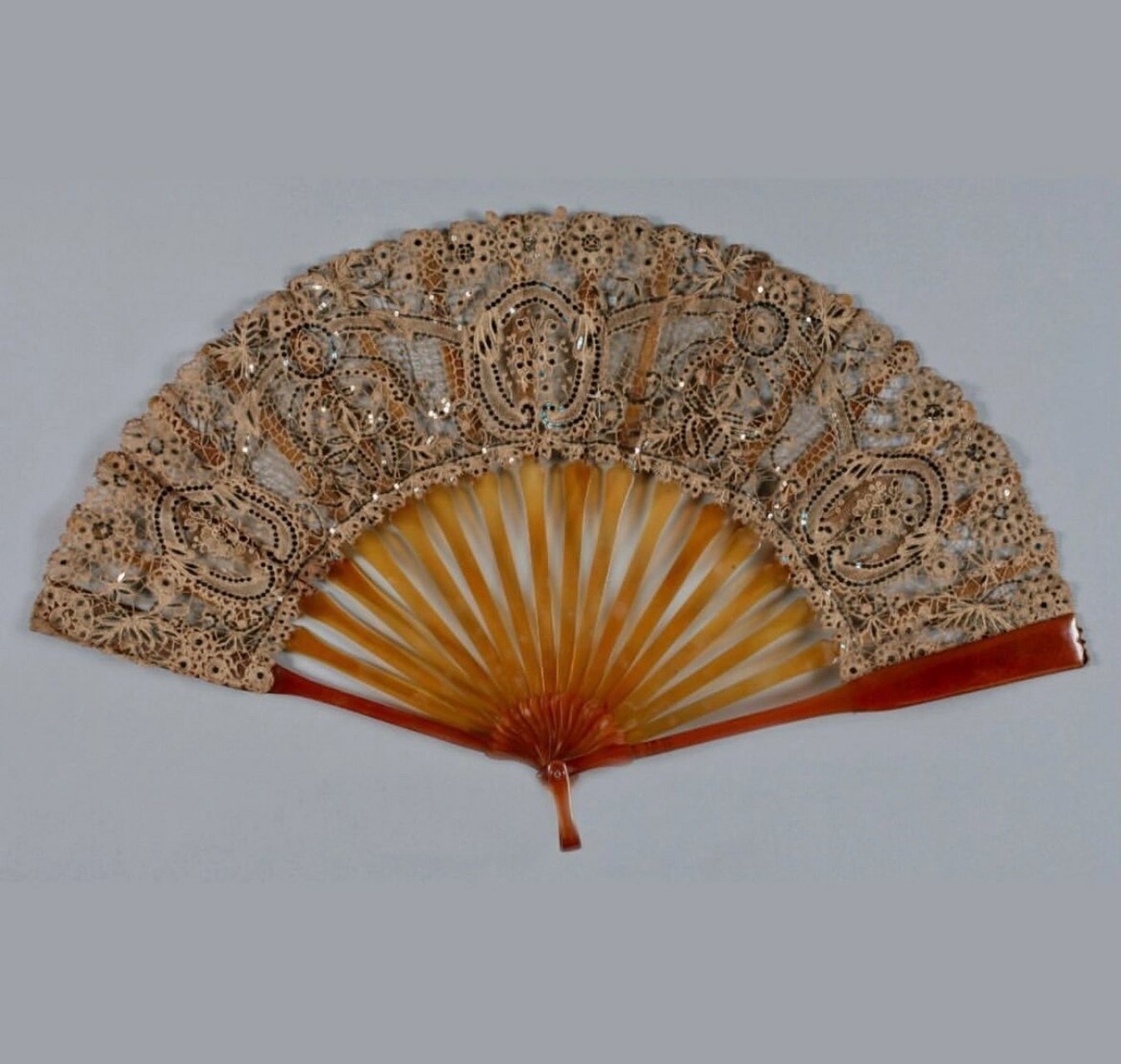 审美提升|1900年代法国古董扇 #扇子# #手工艺# #折扇# #搞的就是艺术