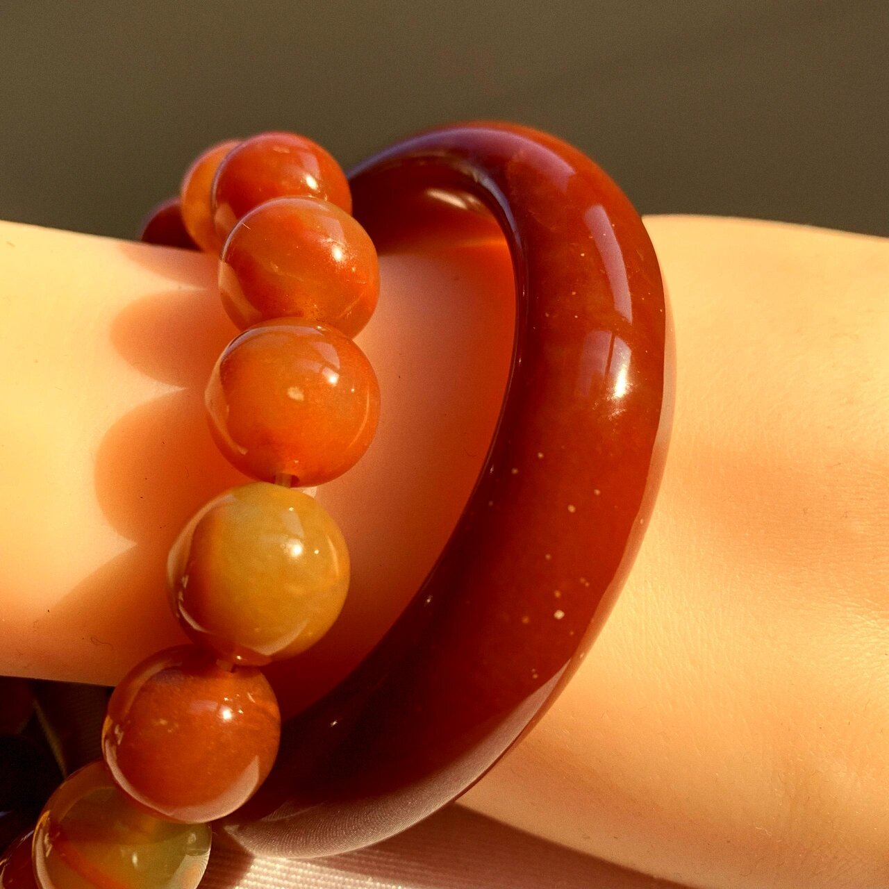 珏品岫玉辽阳花之中辽阳红03 珏品 岫玉之中辽阳花玉-简称(辽阳红)