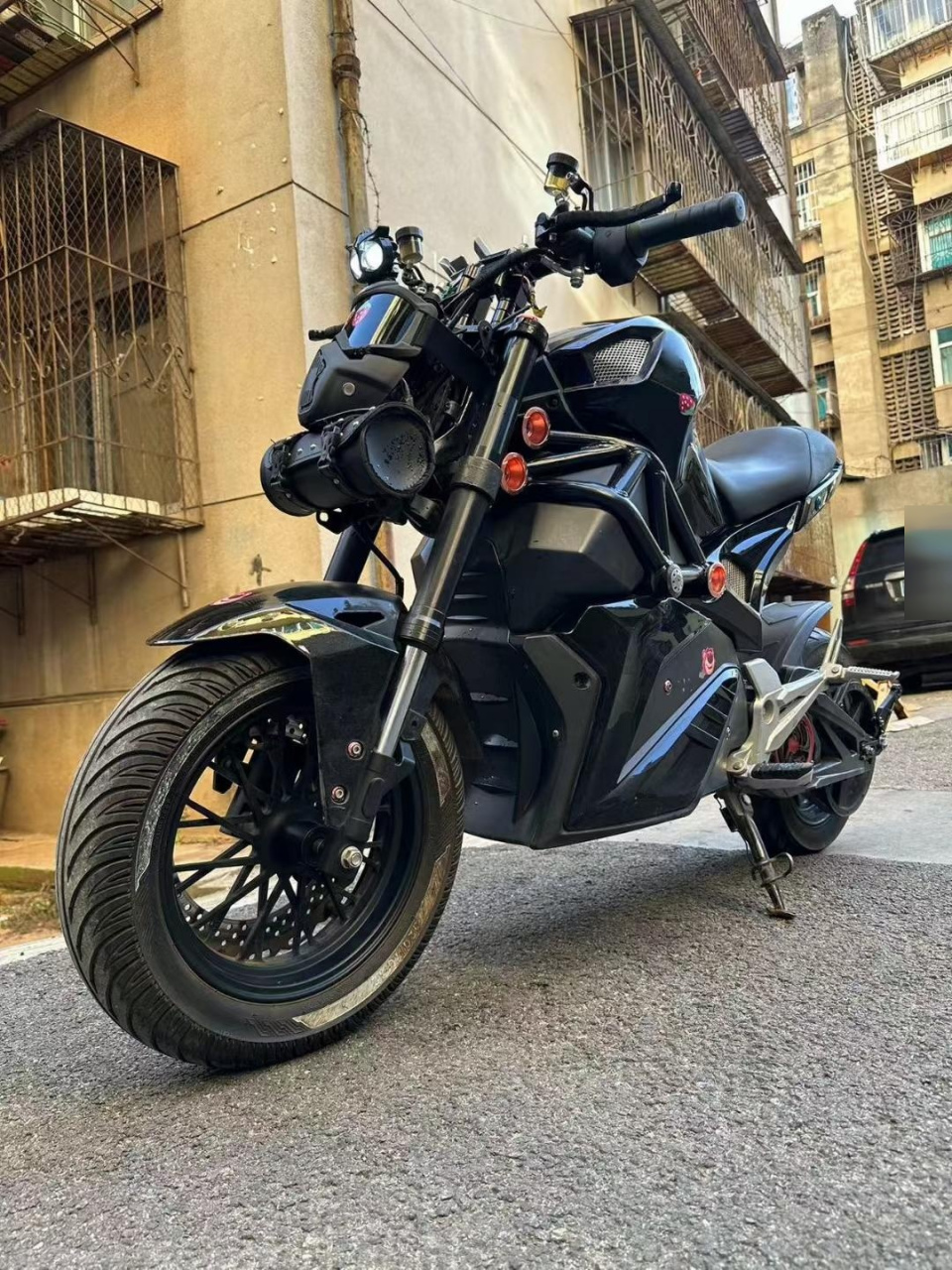 超帅二手中置小猴子小怪兽电动车.