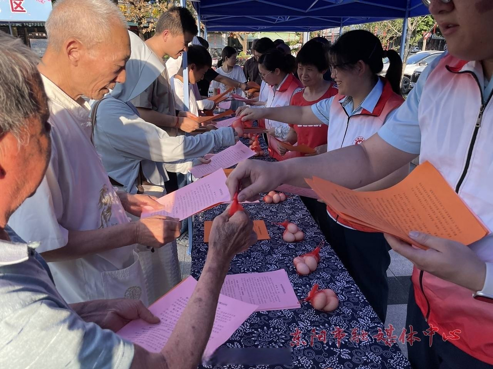 这村超有料##网络文明在东阳#【东阳市画水镇开展移风易俗宣传活动】