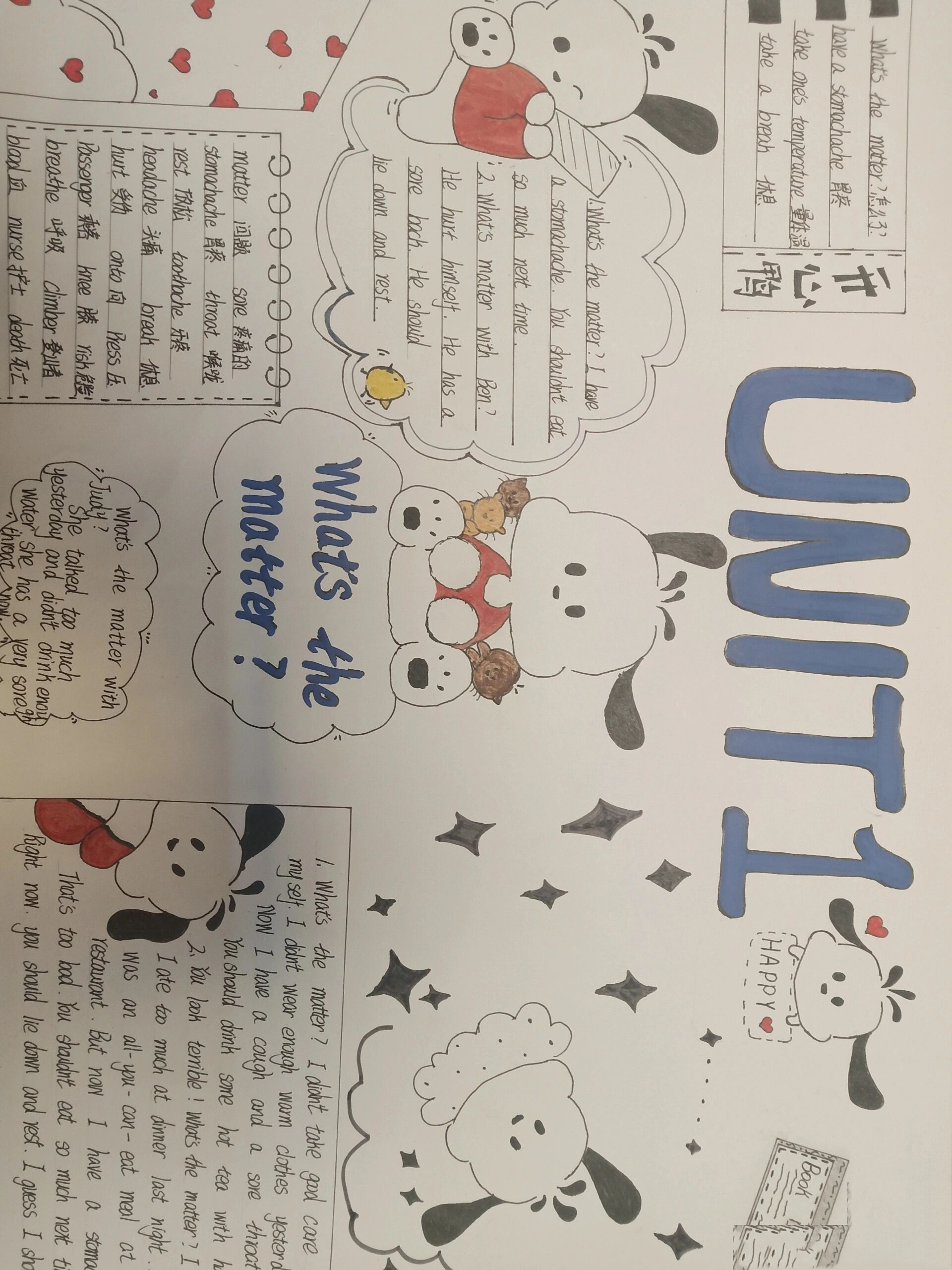 八年级下册第一模块英语小报