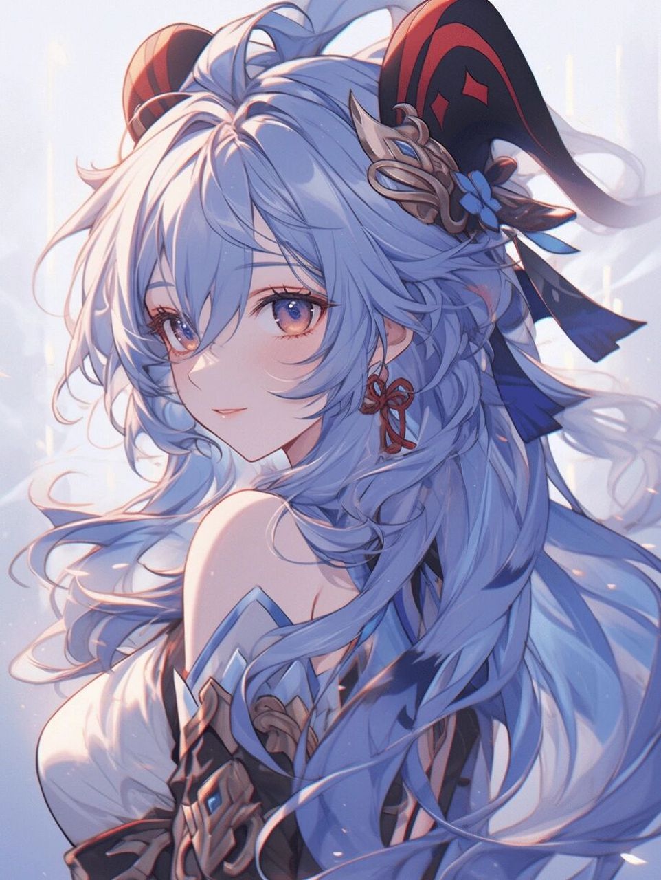 ai原神97原神甘雨壁纸美图(附ai教程) 使用【咔咔ai绘画】制作