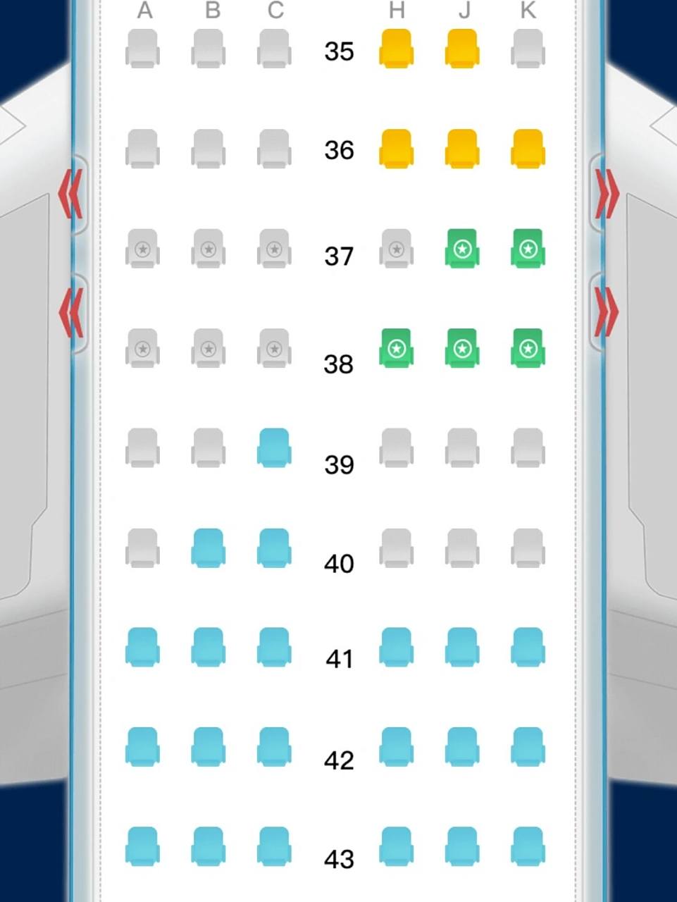 南航 cz6852 回学校要坐飞机啦 想问问各位姐妹 什么位置好呀!