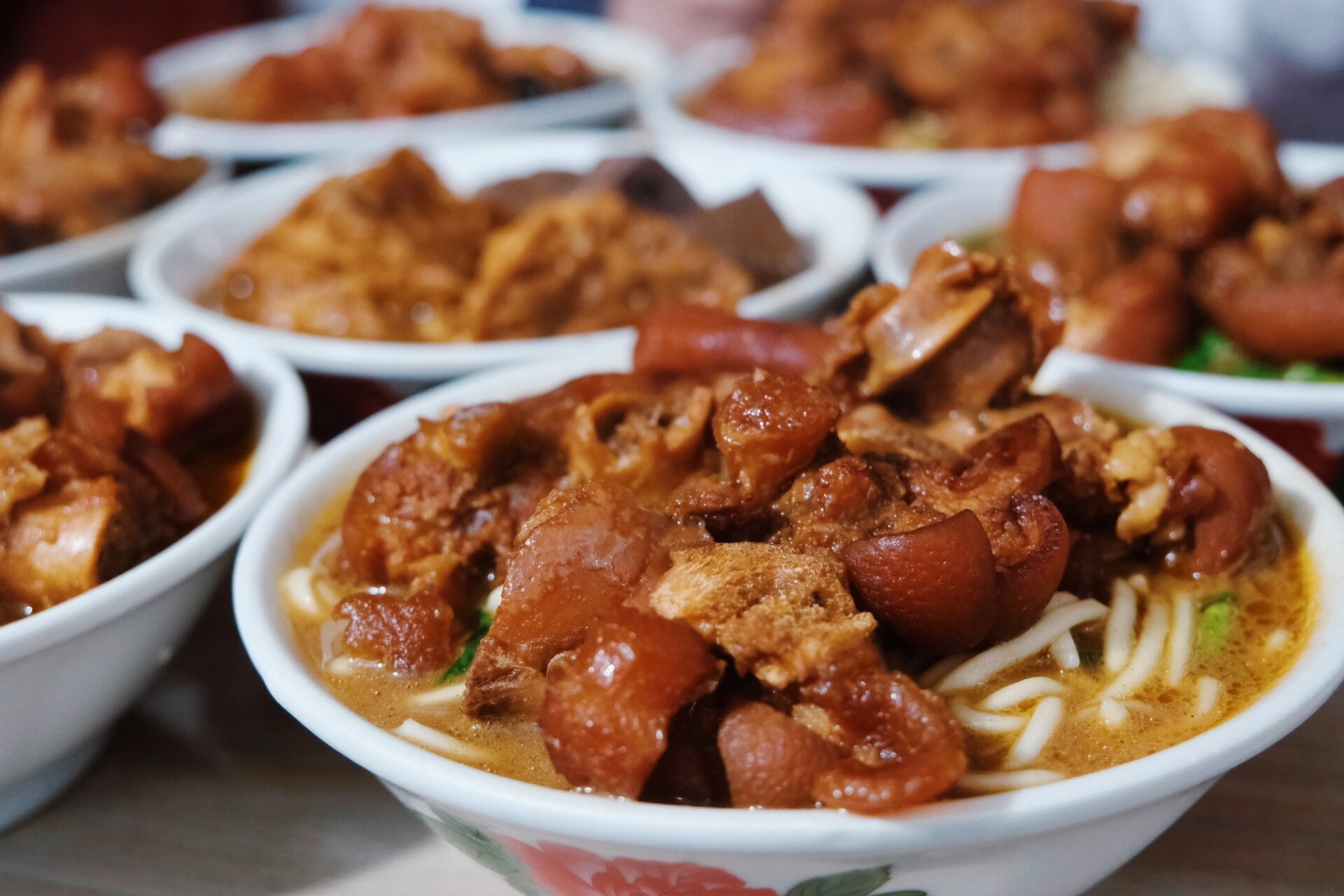 漳州华安|正宗猪蹄面卤香味美7515汤底独特7515 如果来到华安