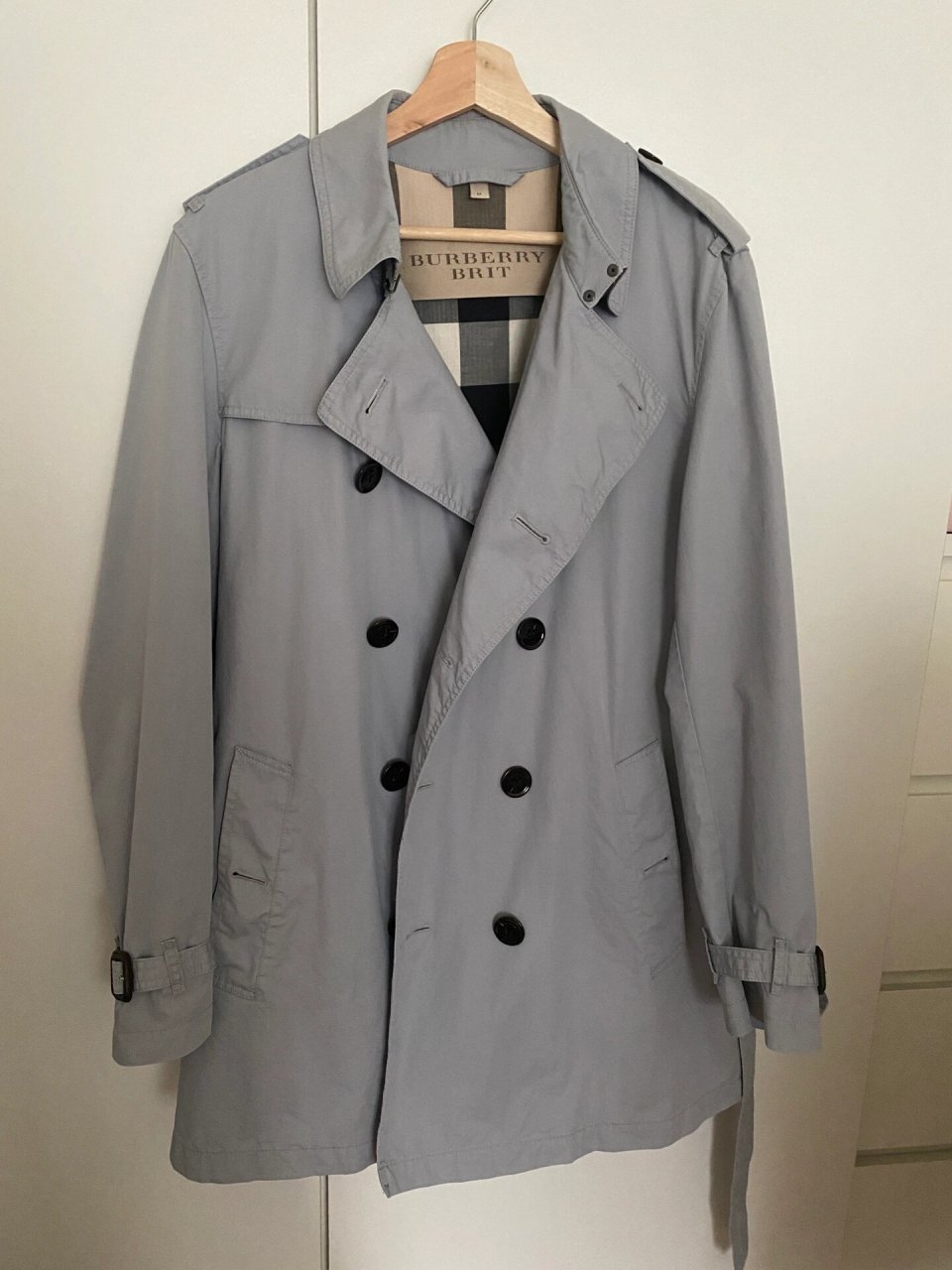 9990德国出闲置burberry brit风衣 19年购于奥莱,平常我穿s码但是