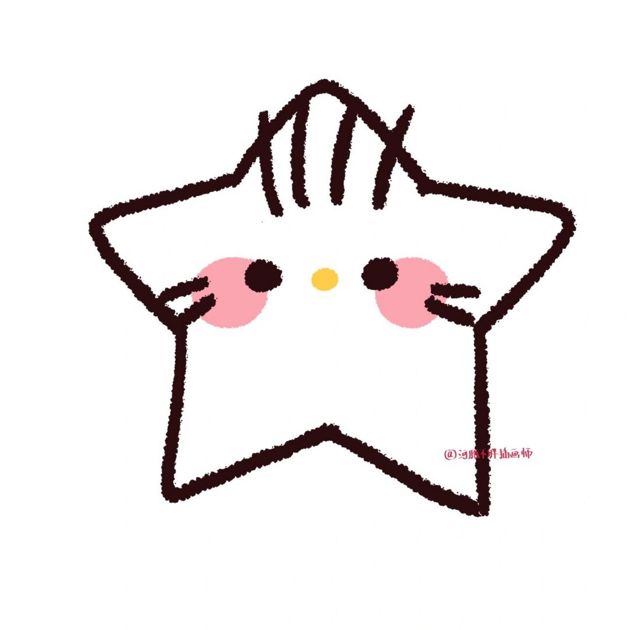 kitty星星情头 希望你们会喜欢呀～#头像分享# #头像约稿# #头像