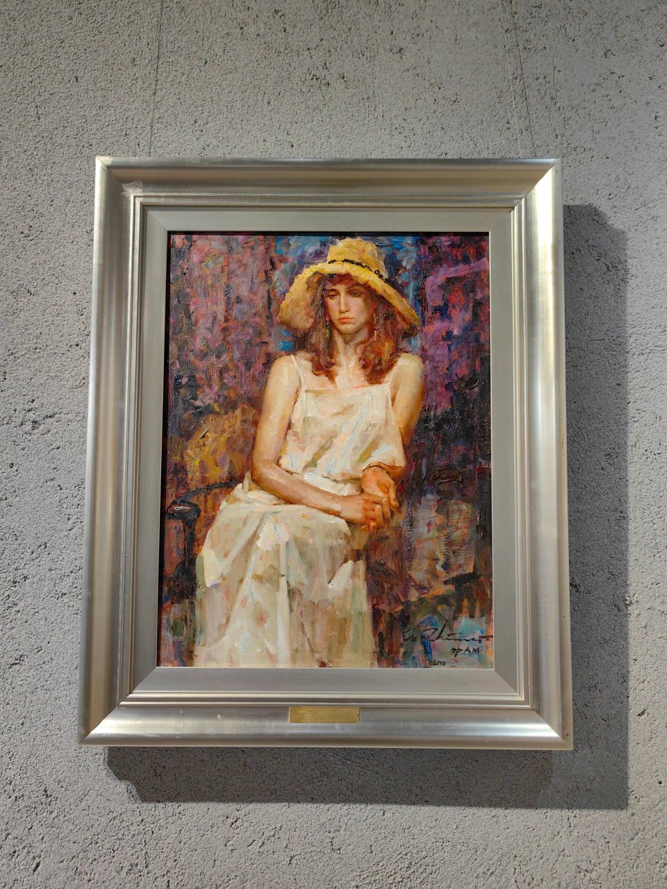 收藏了很久的画展 作者涂志伟是翁源人 展出的都是油画 最喜欢的是