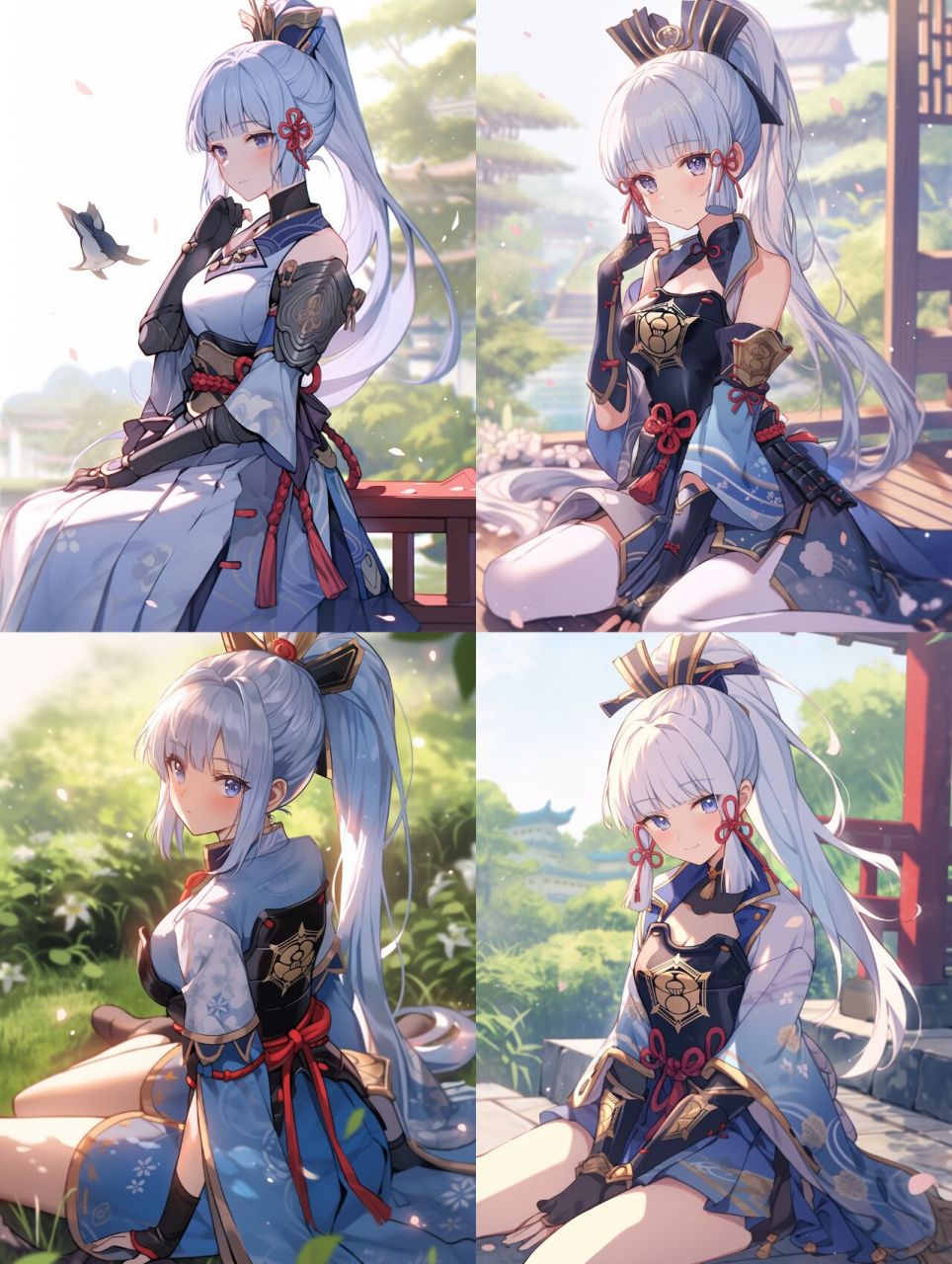 【原神人物】神里绫华 | 精品美图 她是稻妻"社奉行"神里家的大小姐.