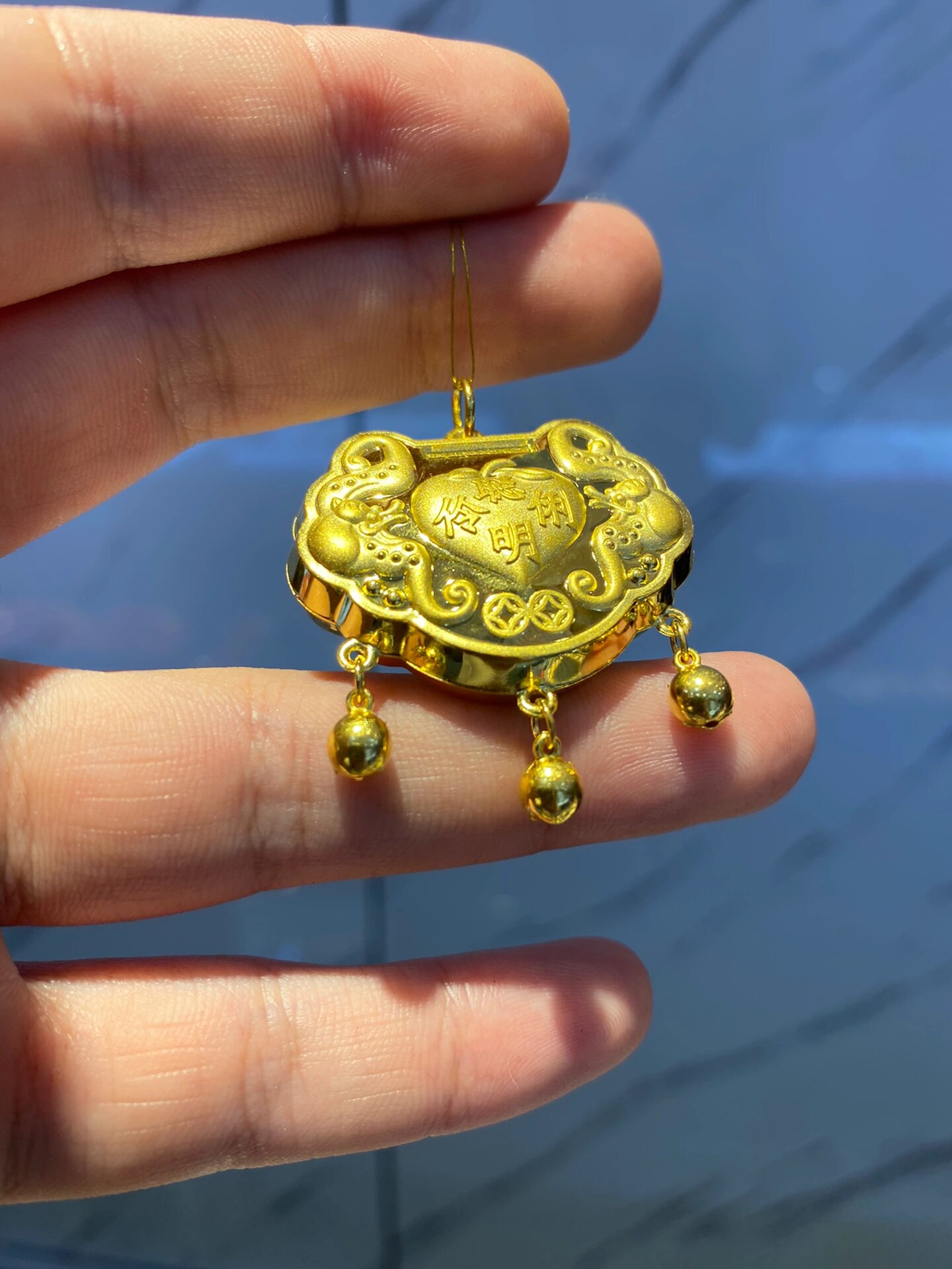 小宝宝黄金长命锁吊坠集锦