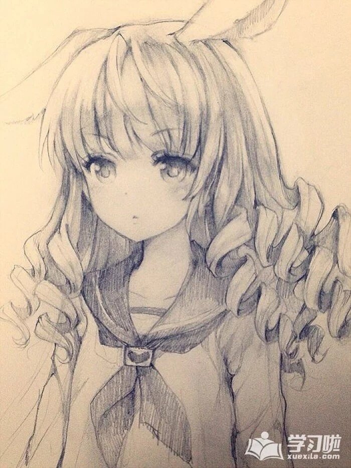 一些适合初学者临摹的漫画女头像