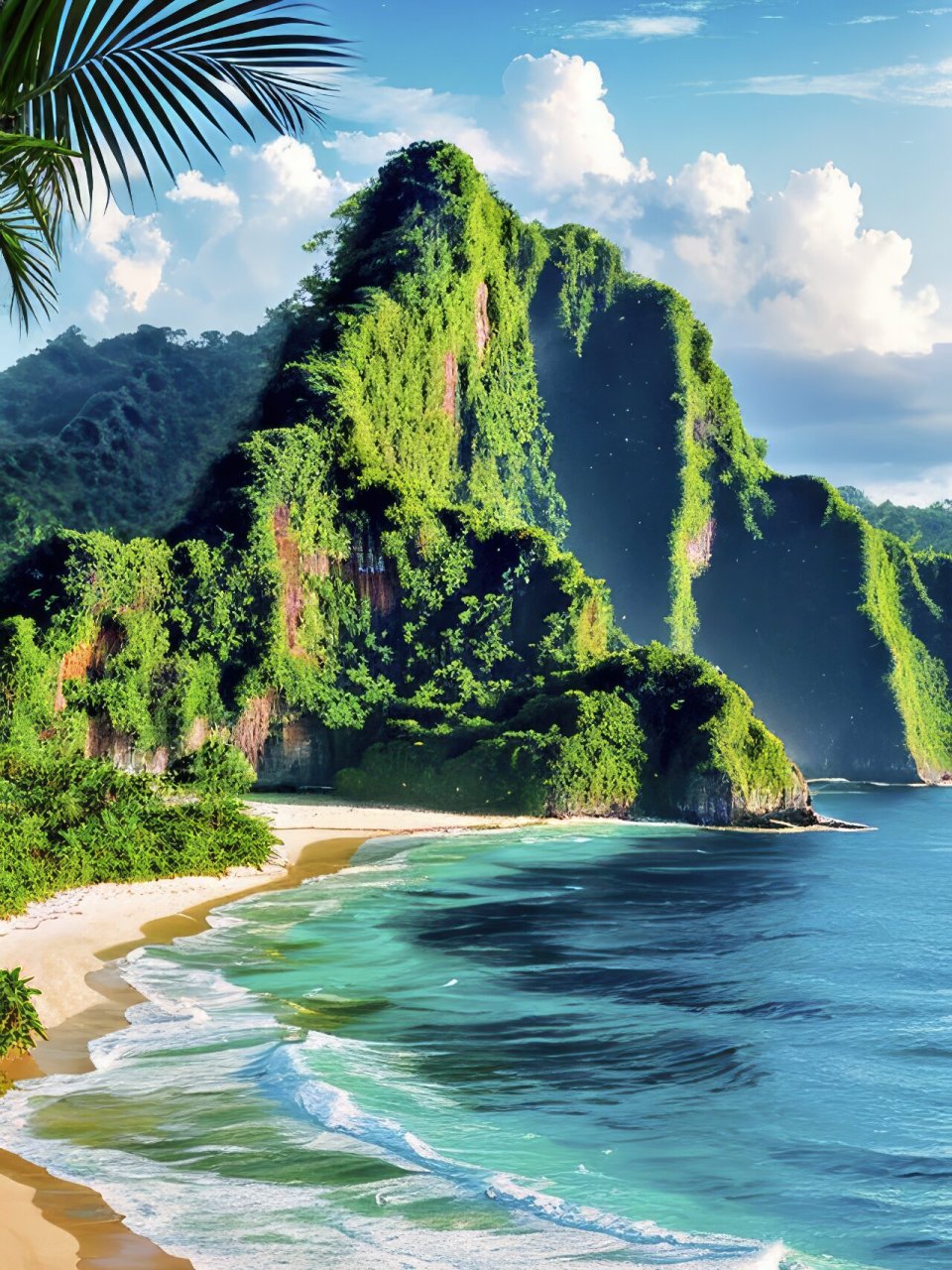 治愈系手机风景壁纸—海岛风光 拿图请留痕,需要原图请私信,免费送. 0