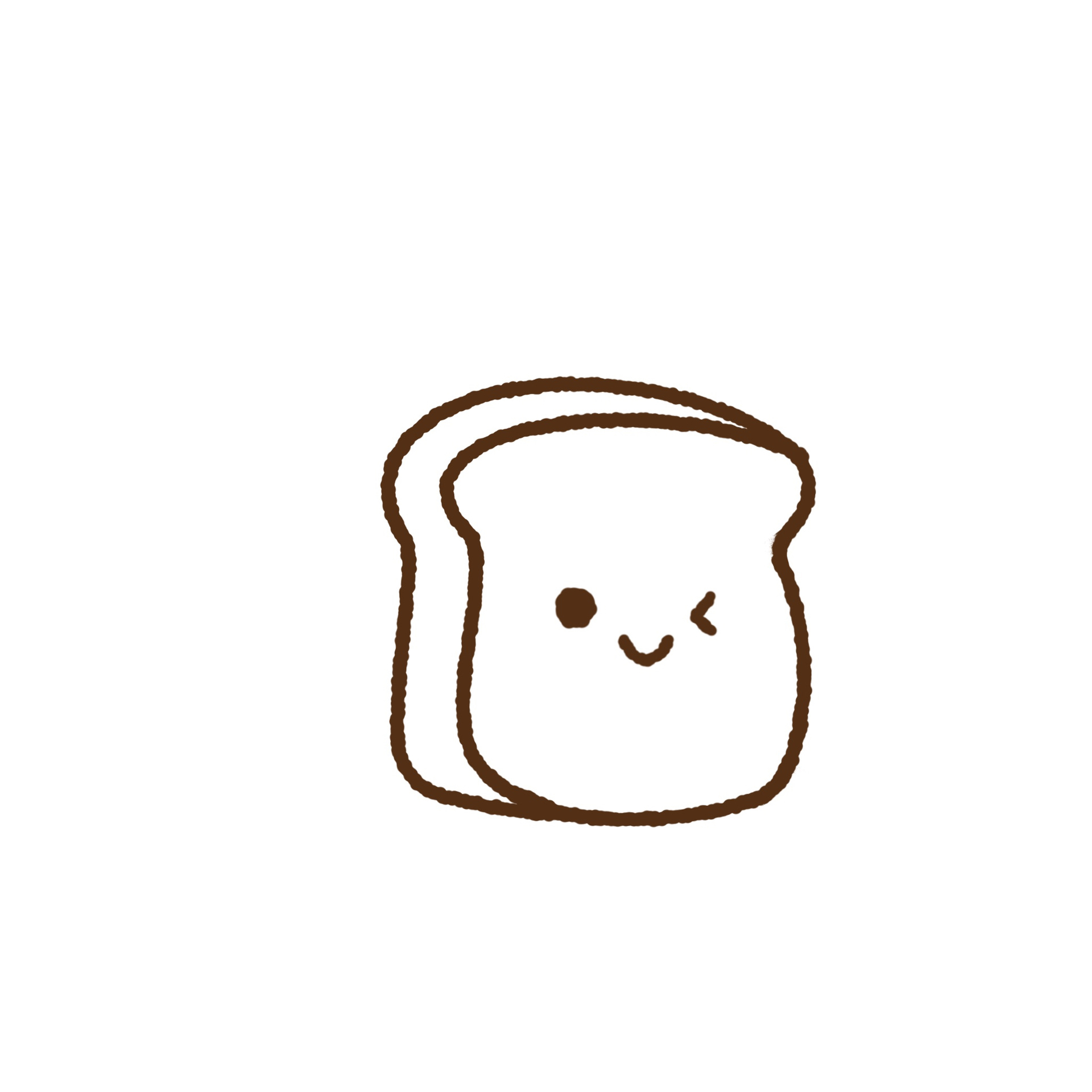 零基础简笔画教程|早餐系列 吐司