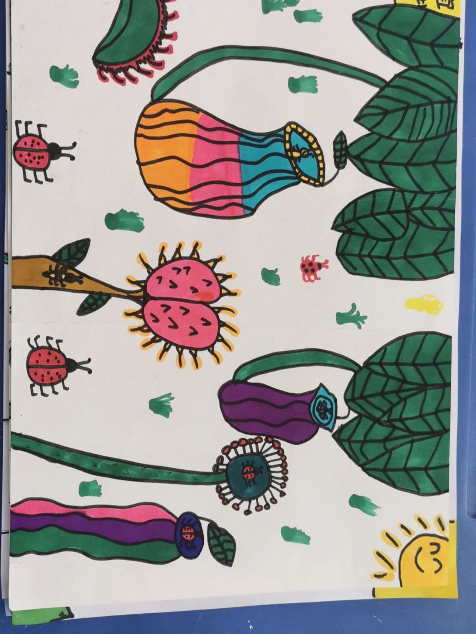 二年级下册美术吃虫草图片