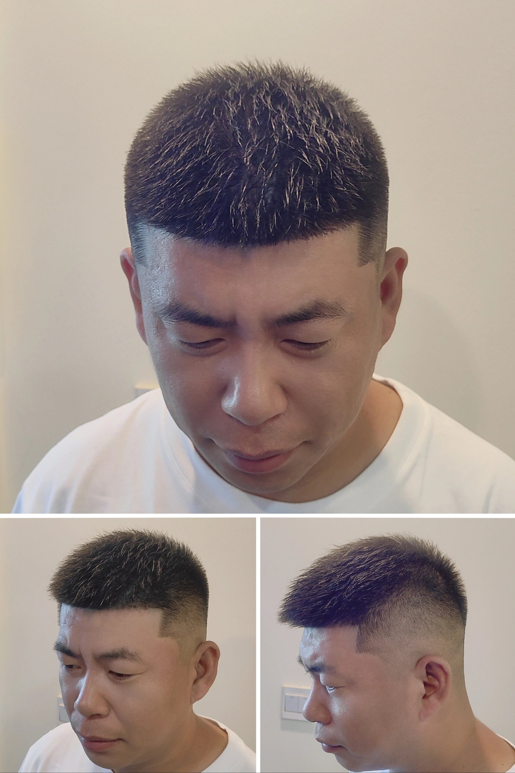 97立体渐变栗子头|男生发型推荐