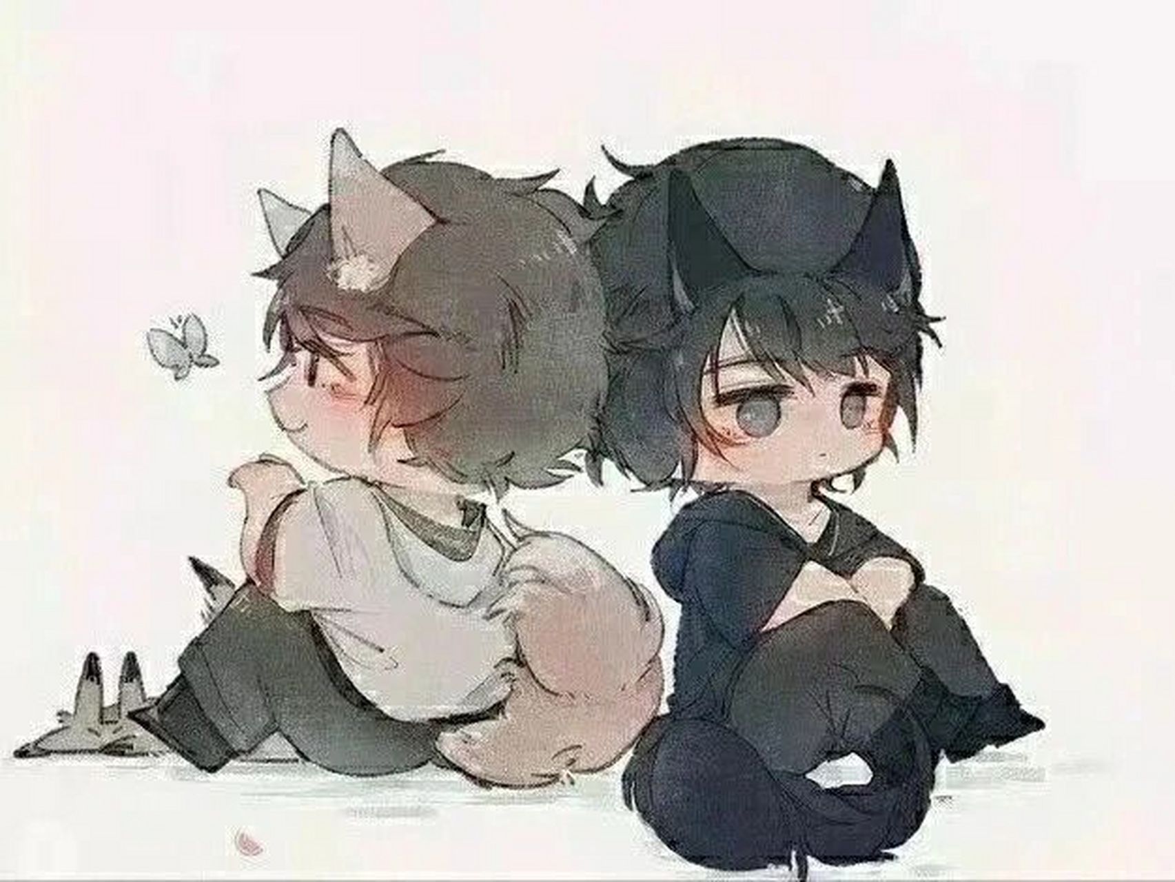 q版的吴邪和小哥    q版的真的好可爱,这幅也是照着网图画的