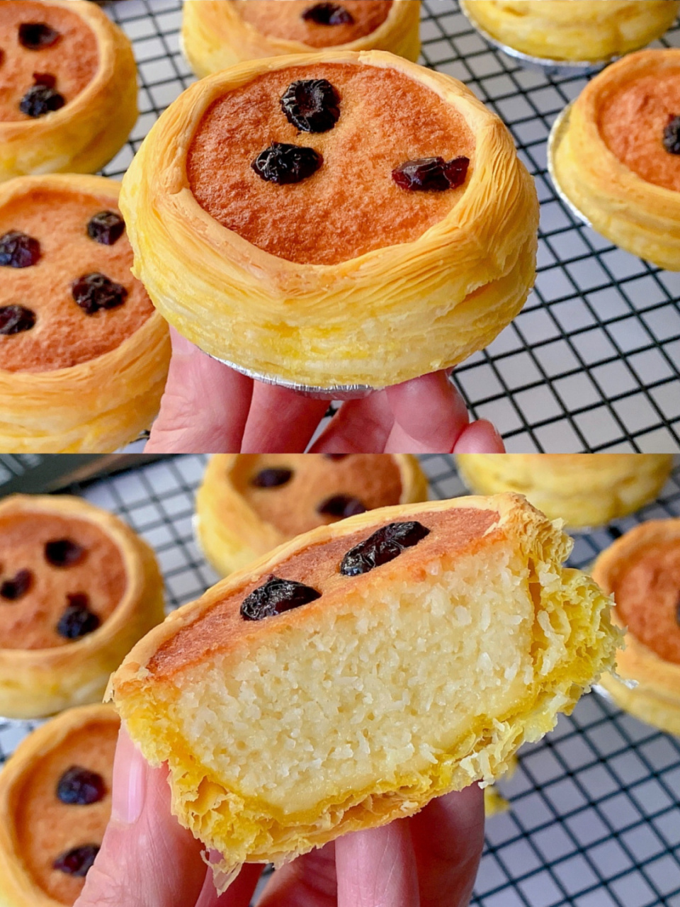 简单零失败7515酥到掉渣的椰蓉蛋挞7515一口就爱上～ 搅一搅