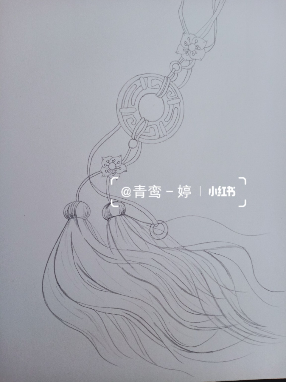 古风玉佩简笔画