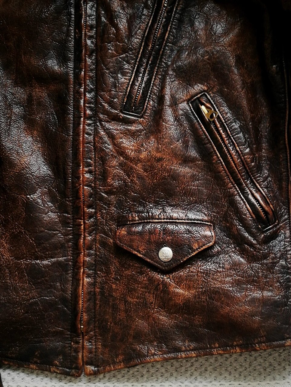 顶级神物毒液一代机车皮 ralph lauren rrl 顶级神物毒液一代机车皮衣