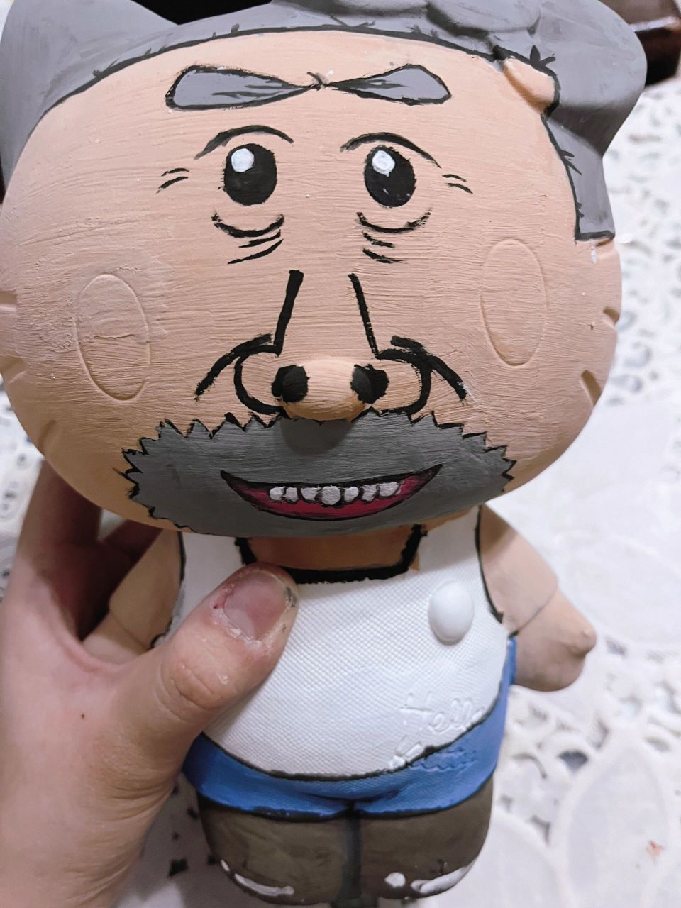 牛爷爷石膏娃娃! 永远为kitty 牛所折服 石膏娃娃=大学生诱捕器(?