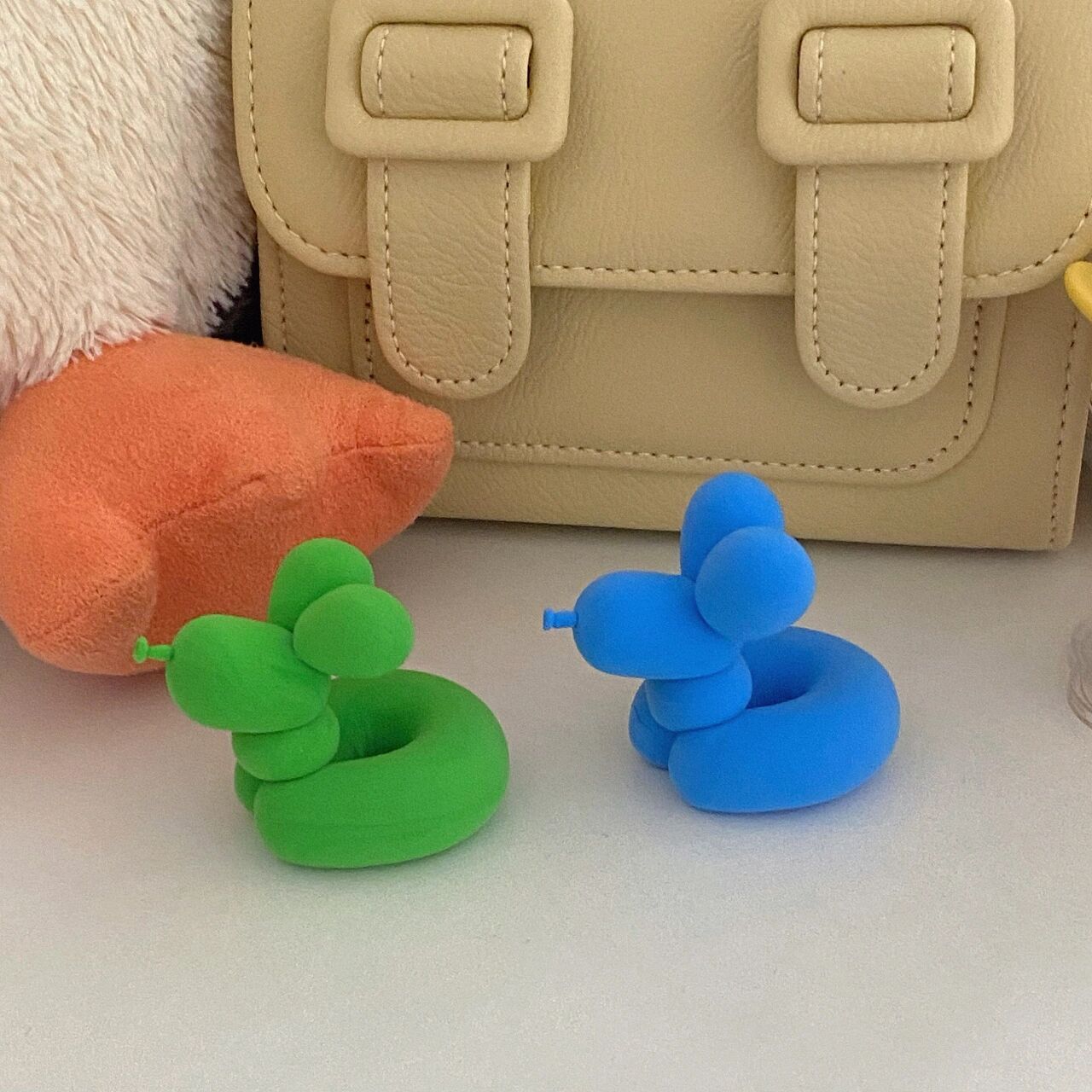 超轻黏土气球狗98游泳圈小摆件超简单 手残党的姐妹可以动手捏气球