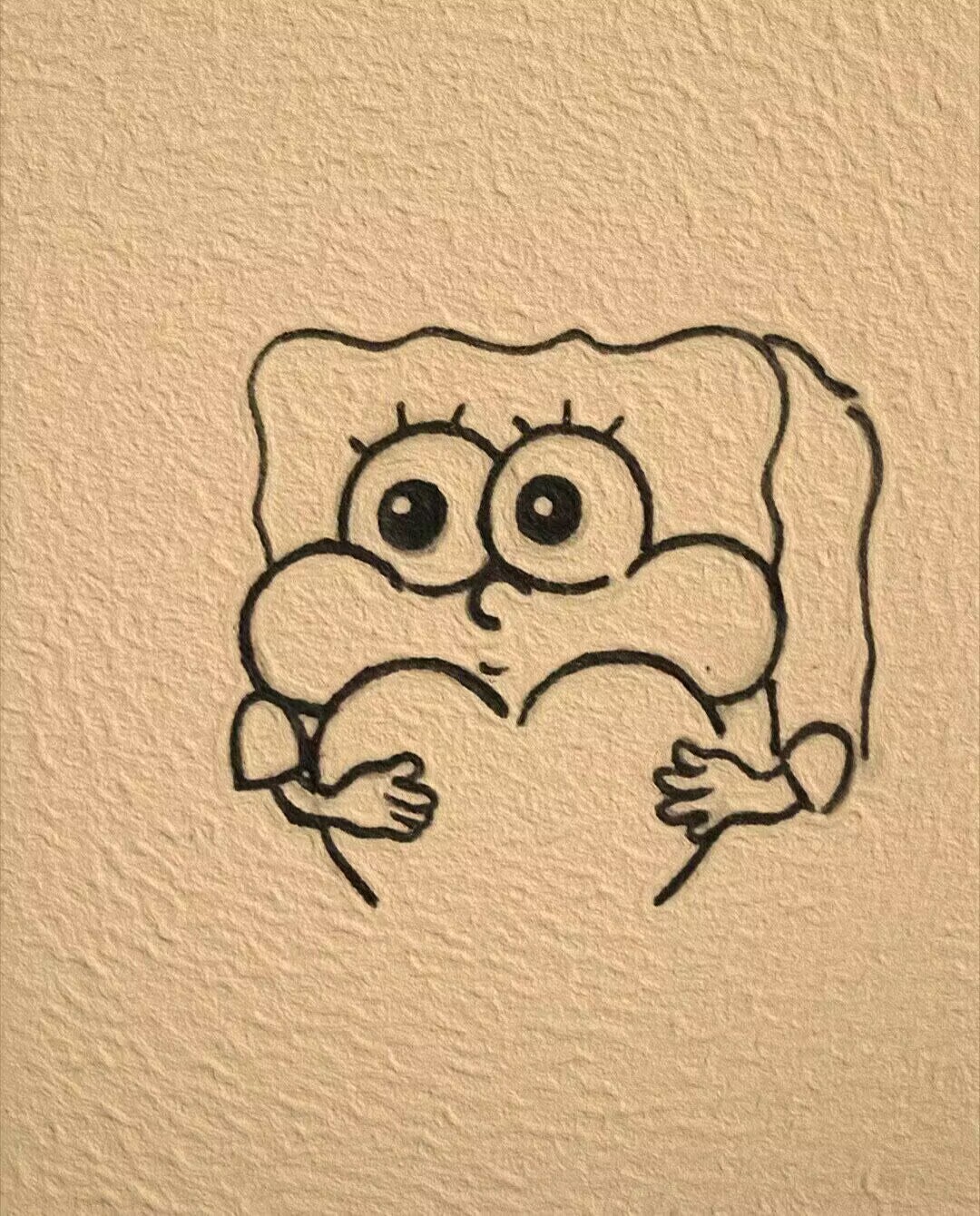 海绵宝宝简笔画教程来了!喜欢的点个专注吧