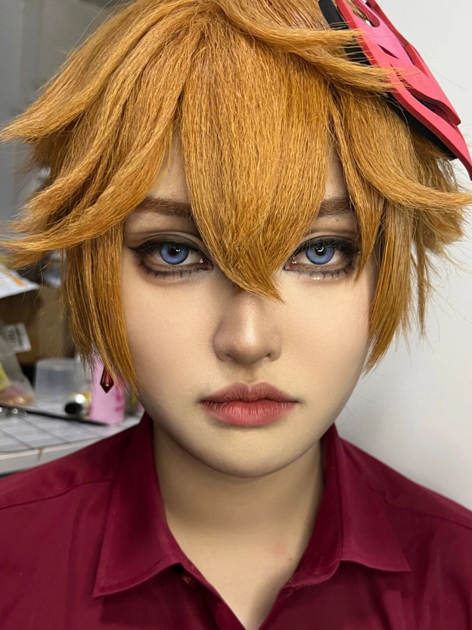 达达利亚cos妆面      可戳我私信约妆6101·0823·0801*