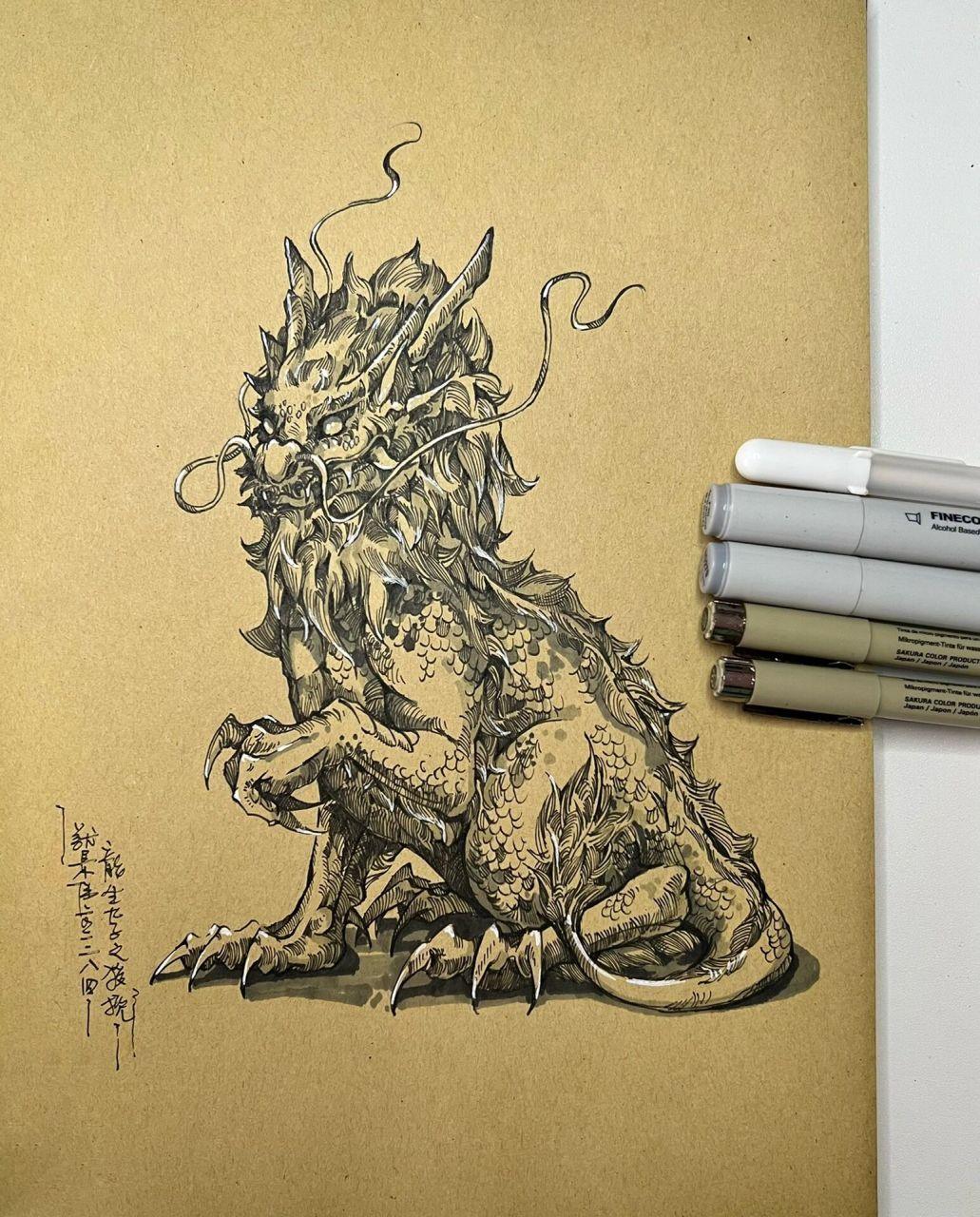 狻猊,是中国古代神话中的神兽 "龙生九子"中的第五子,是龙与狮子所生.