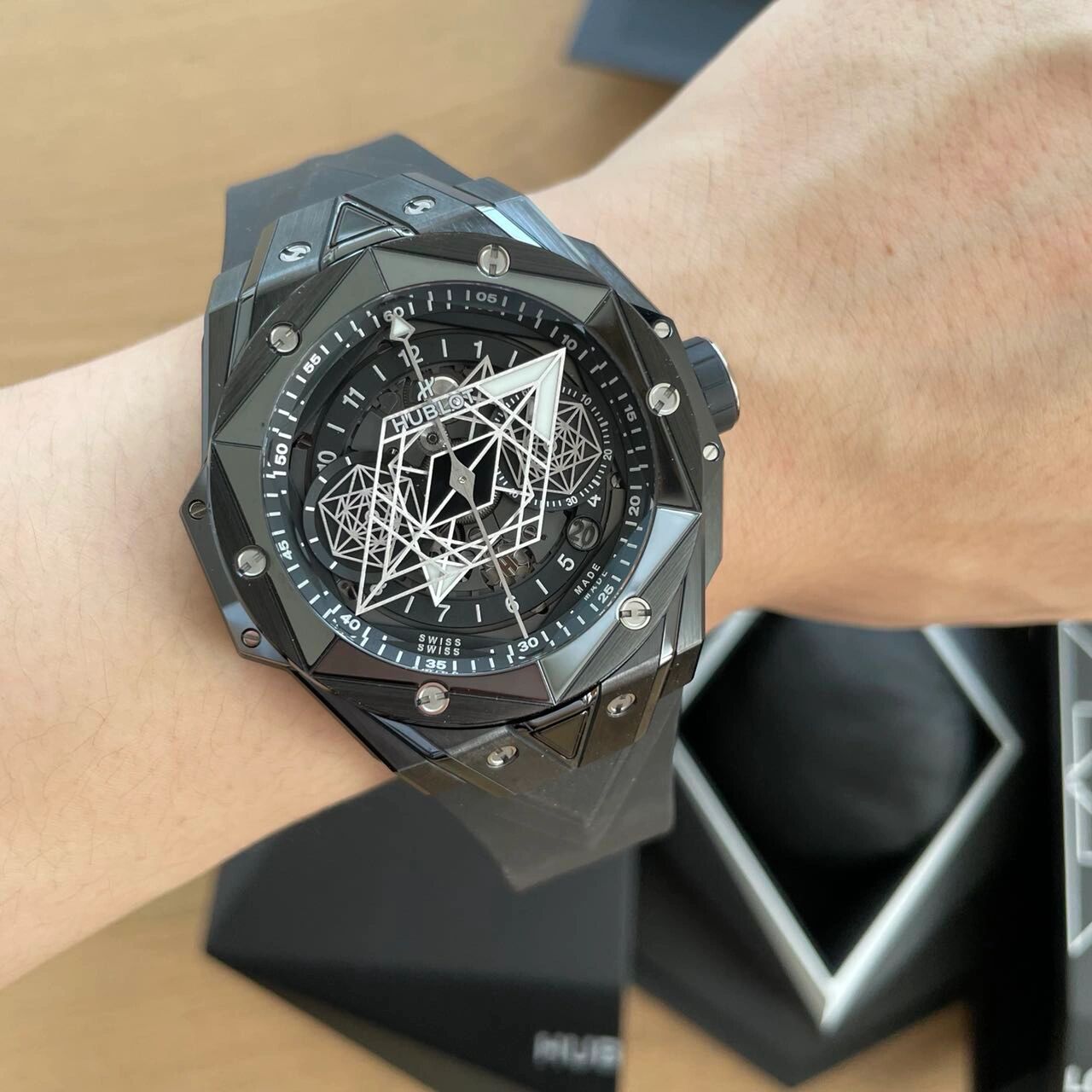 国内现货 宇舶刺青二代 宇舶big bang系列型号:418.cx.1107.