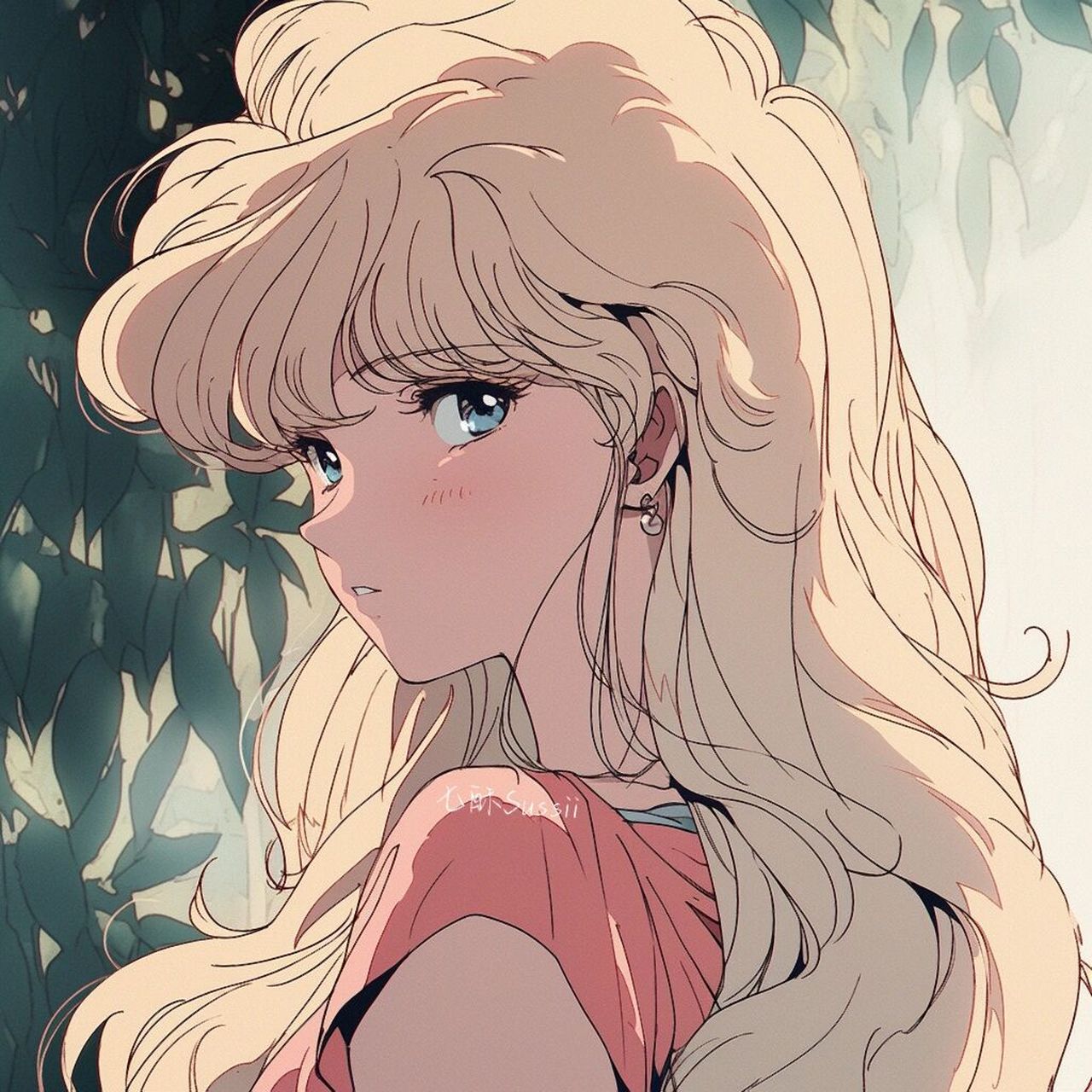 旧漫头像 | 金发御姐           world 绘图