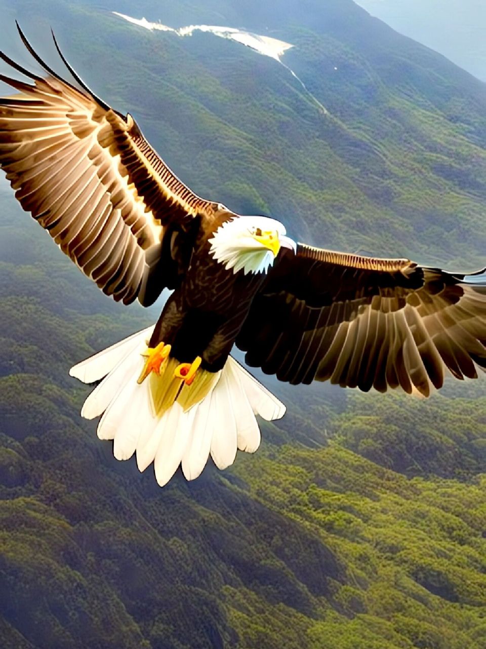 雄鹰展翅 漂亮雄鹰展翅