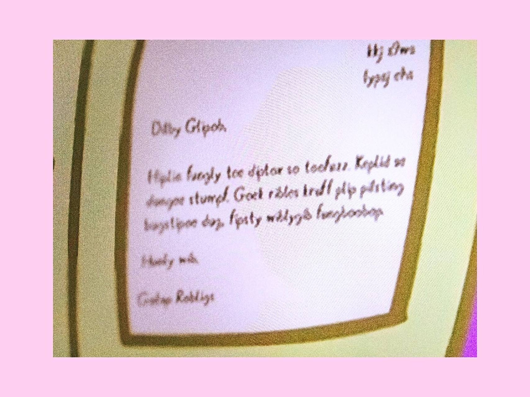 快看小猪佩奇的翻译呀!第八季第三集猪妈妈的电脑上的文字