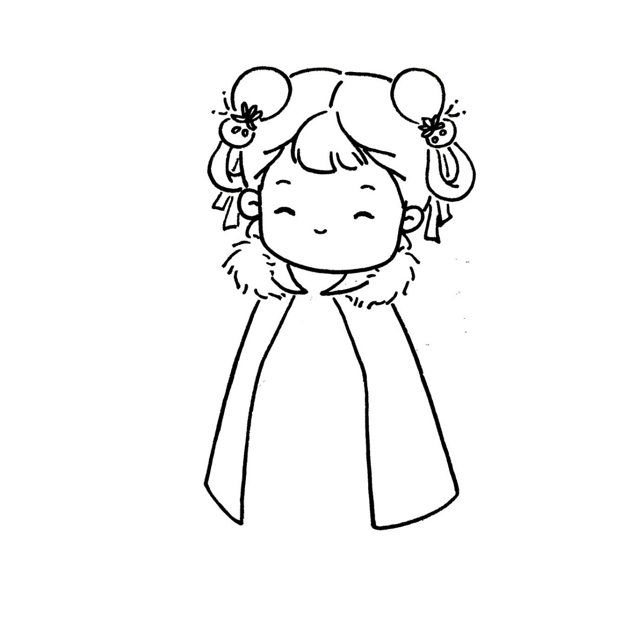 94萌萌哒汉服小姑娘【简笔画教程】 我的编辑告诉我,我的新书《仙子