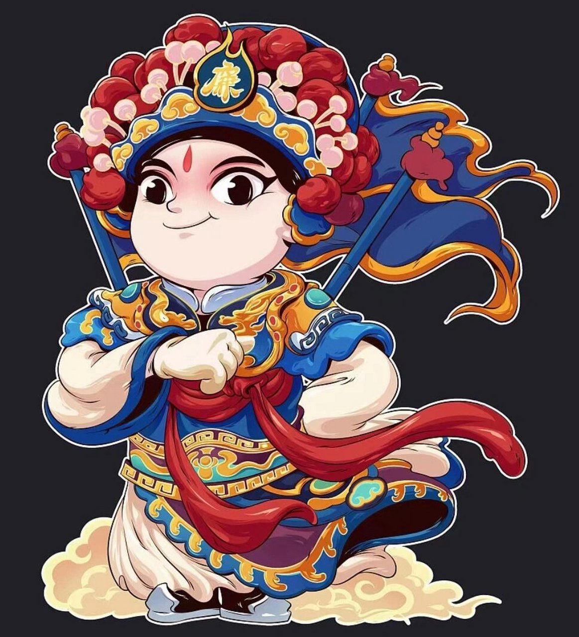 🔥🔥100组素材【国潮京剧人物】