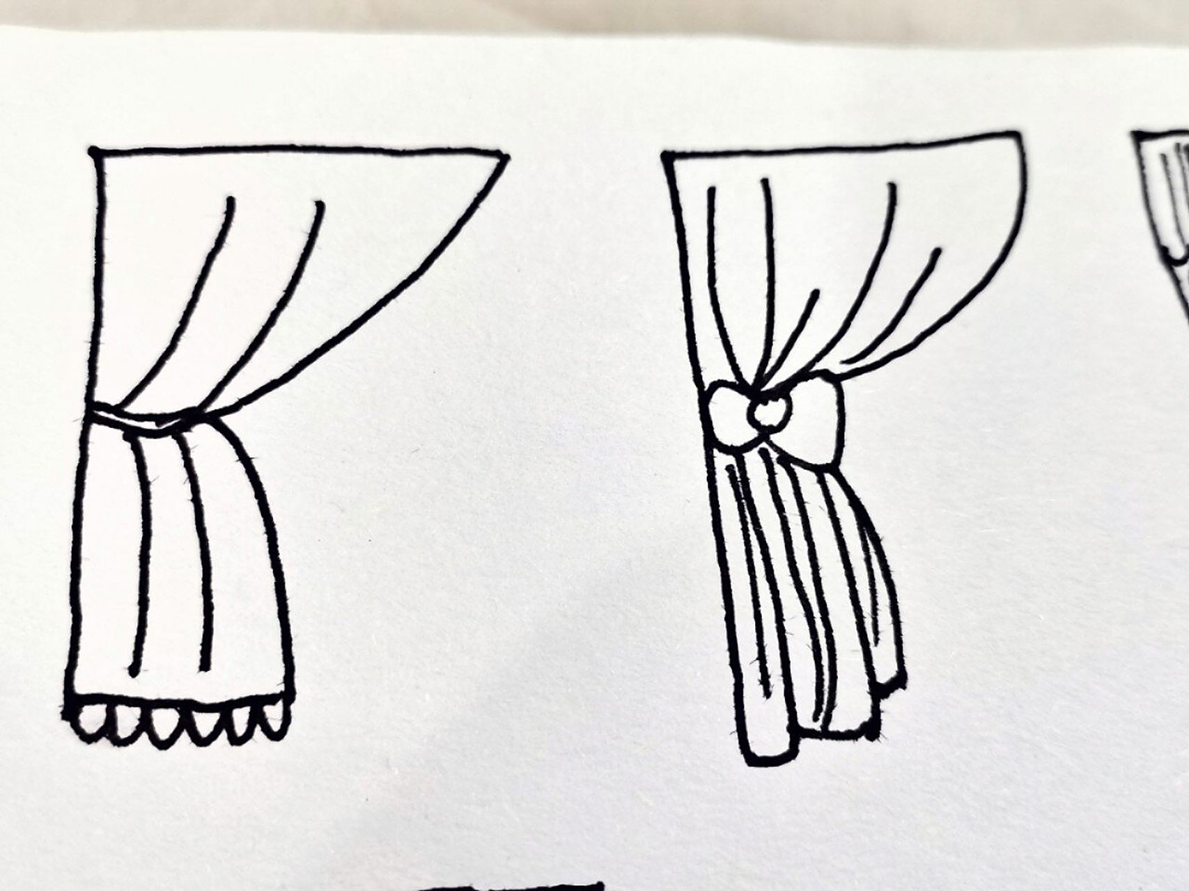 幼师day206---简笔画:窗帘 藏在窗帘后面躲猫猫哈哈哈