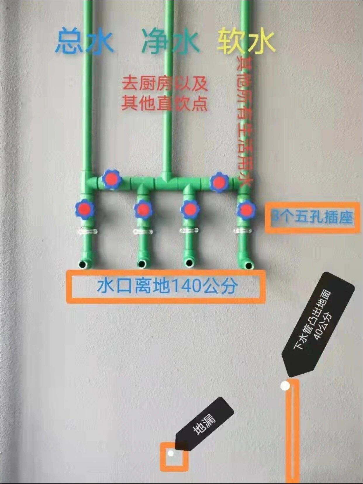 净水机水管连接图图片