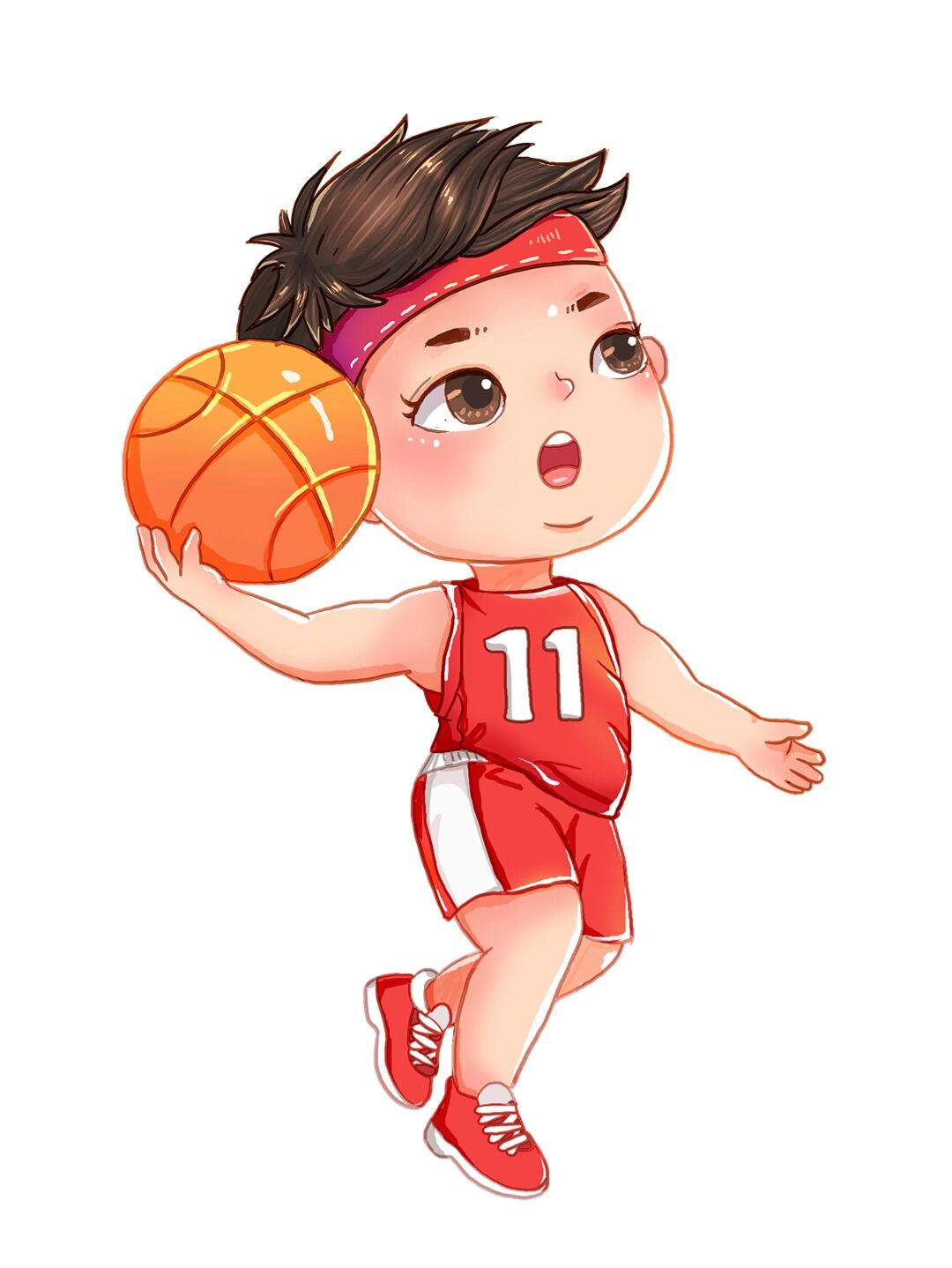 🏀【卡通版】篮球运动人物