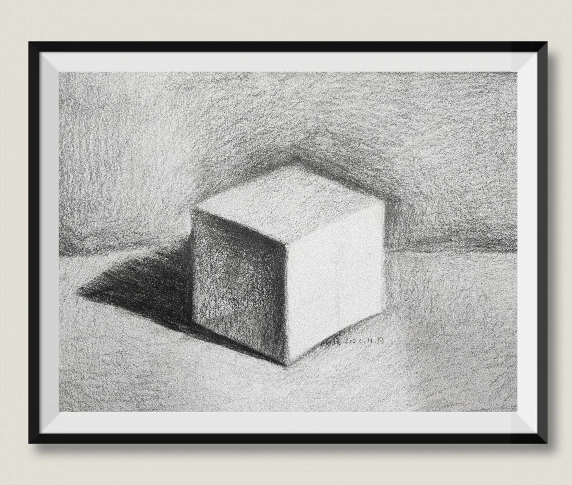 四年级小朋友第一张素描作品