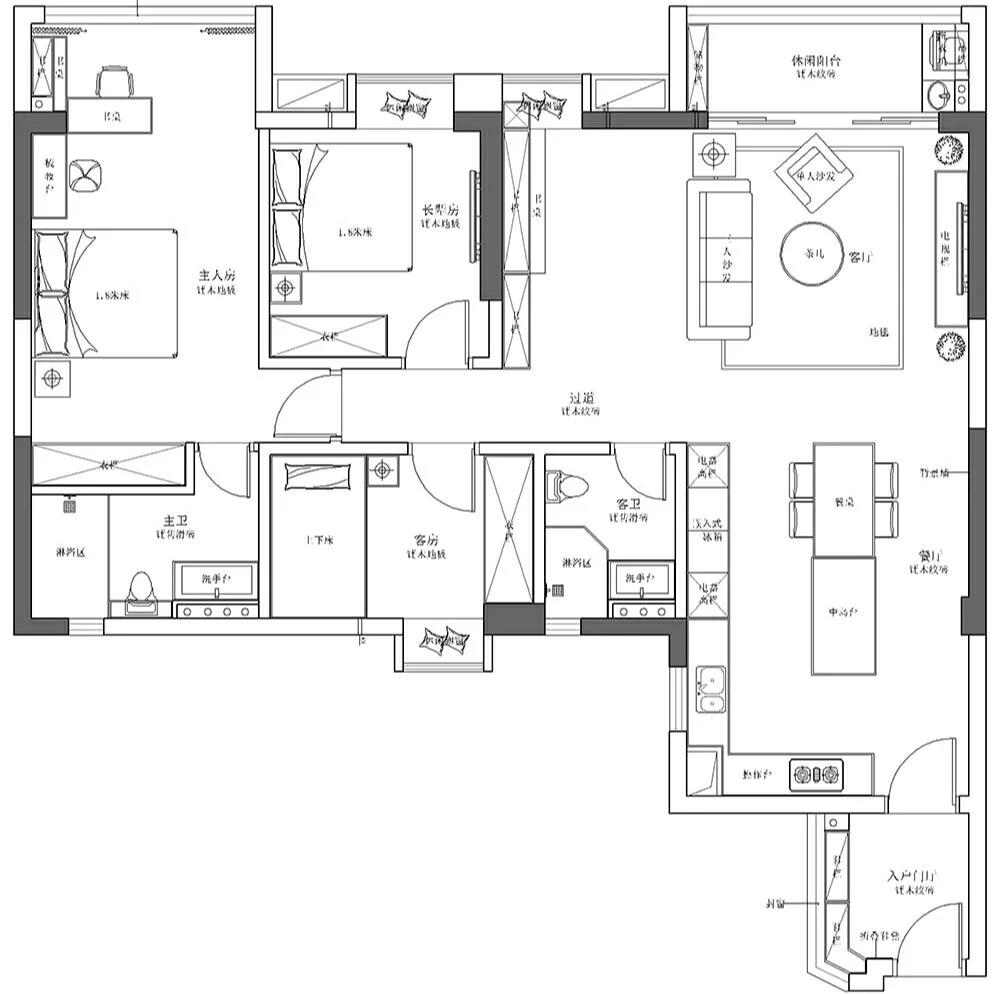 室内家装平面图分享大全