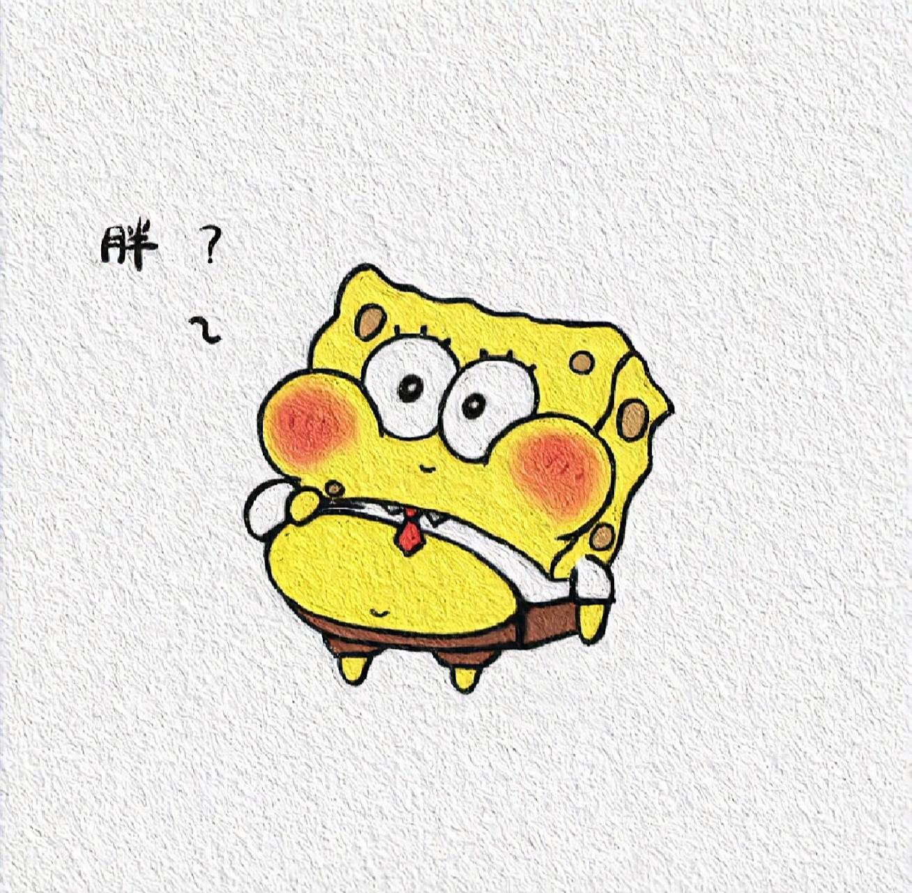 动画头像|海绵宝宝派大星情侣可爱头像 可可爱爱的海绵宝宝来啦