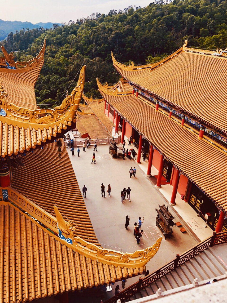 【仿佛误入皇宫】东莞大岭山森林公园—观音寺 73景点1:大岭山森林